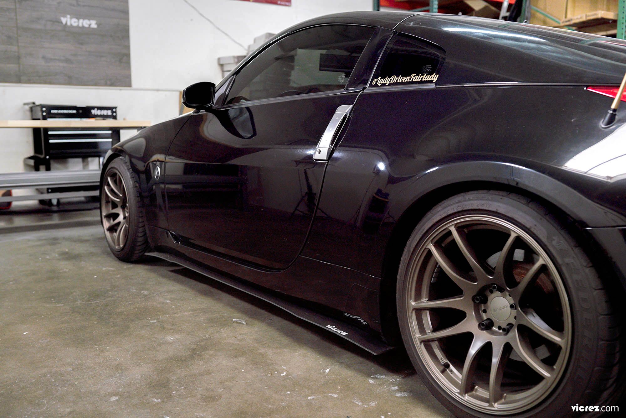 Vicrez Side Skirt Splitters vz100595 | Nissan 350z 2003-2008 Vicrez Side Skirt Splitters vz100595 | Nissan 350z 2003-2008