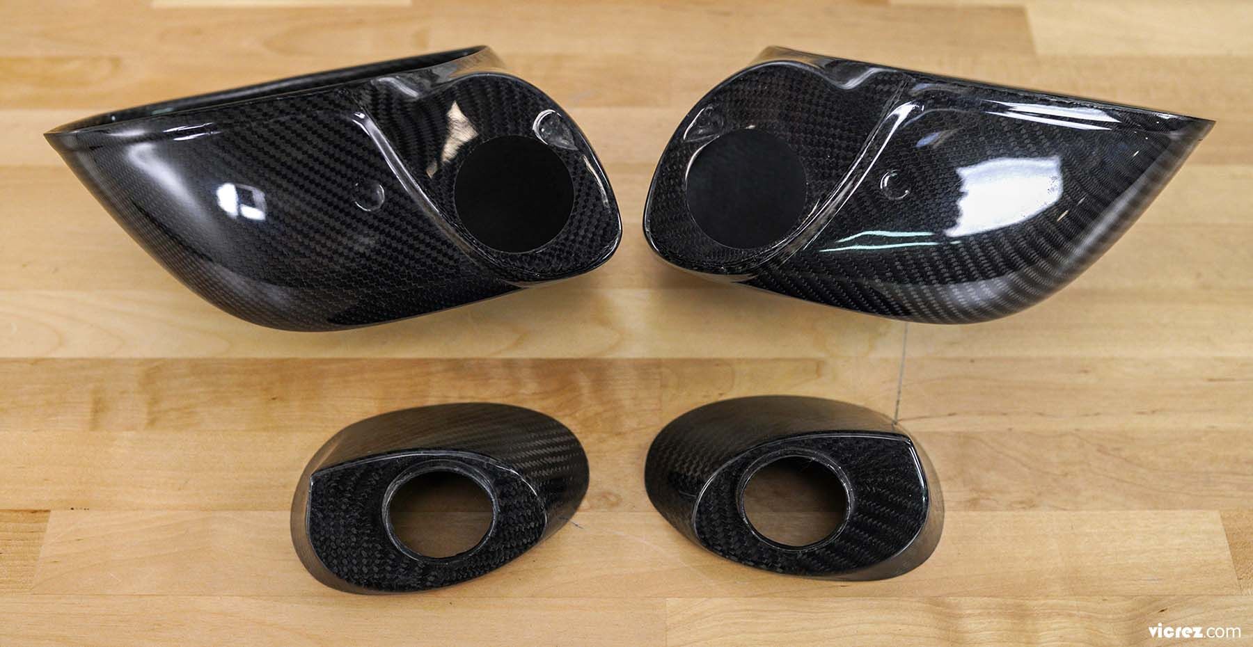 Vicrez OEM Carbon Fiber Mirror Replacement vz100390 | Nissan GTR