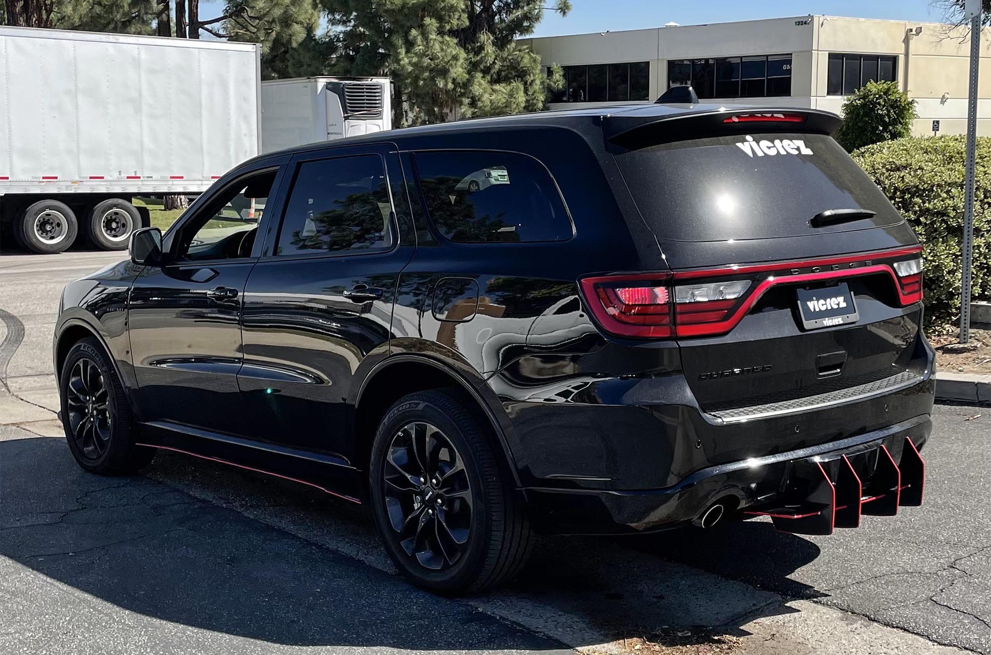 Vicrez Centa VR2 Rear Diffuser vz102307 | Dodge Durango 2014-2026