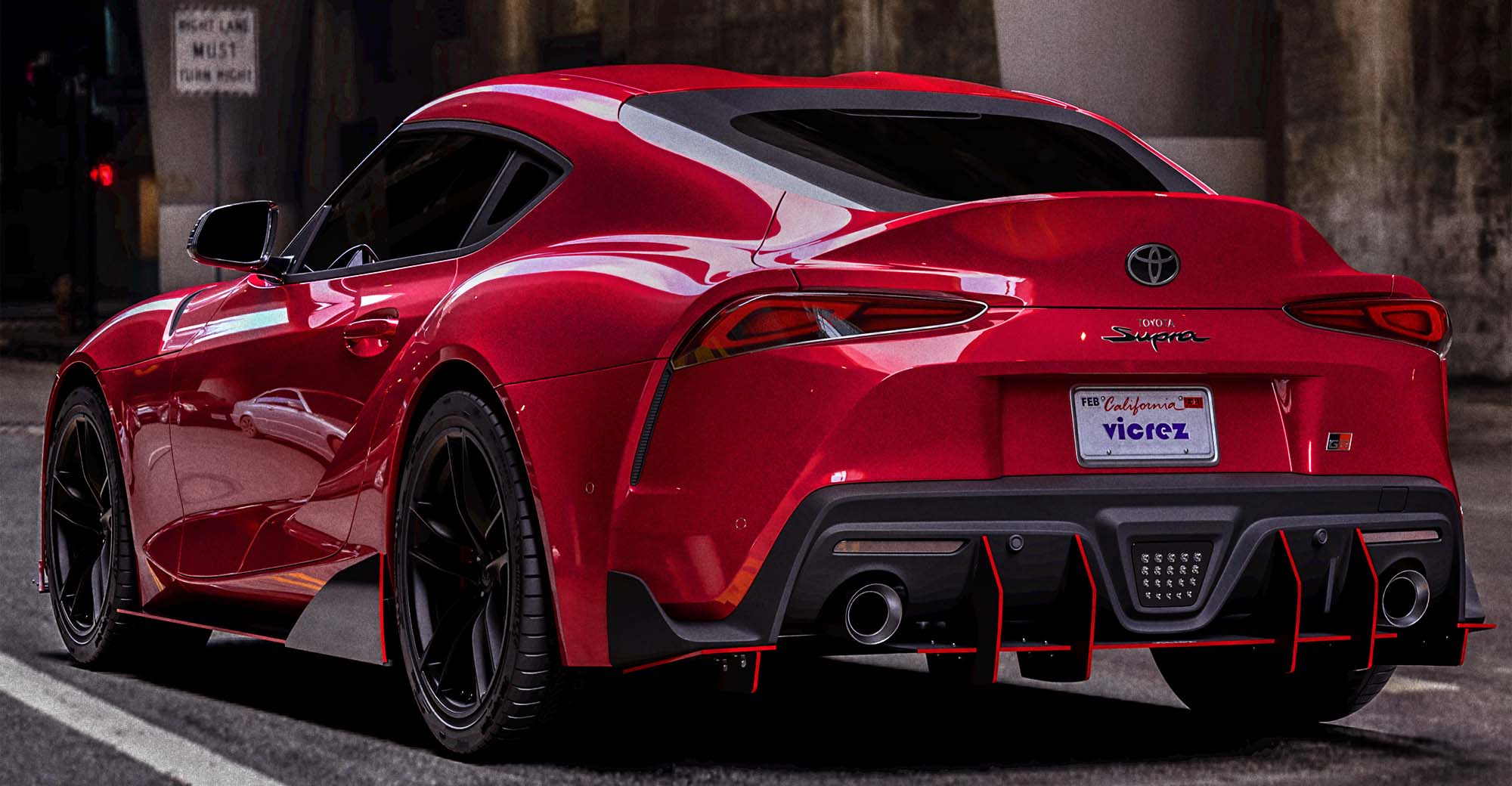 リモコンカー　Toyota Supra A90 Vicrez Full Aero Package vz102454 | Toyota Supra A90 MKV