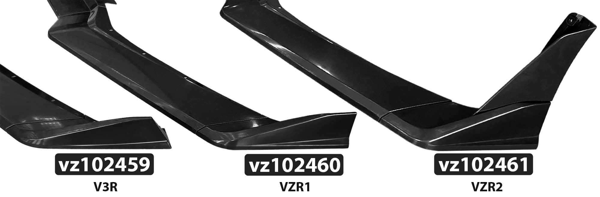 Vicrez VZR1 Style Front Bumper Lip vz102460 | Chevrolet