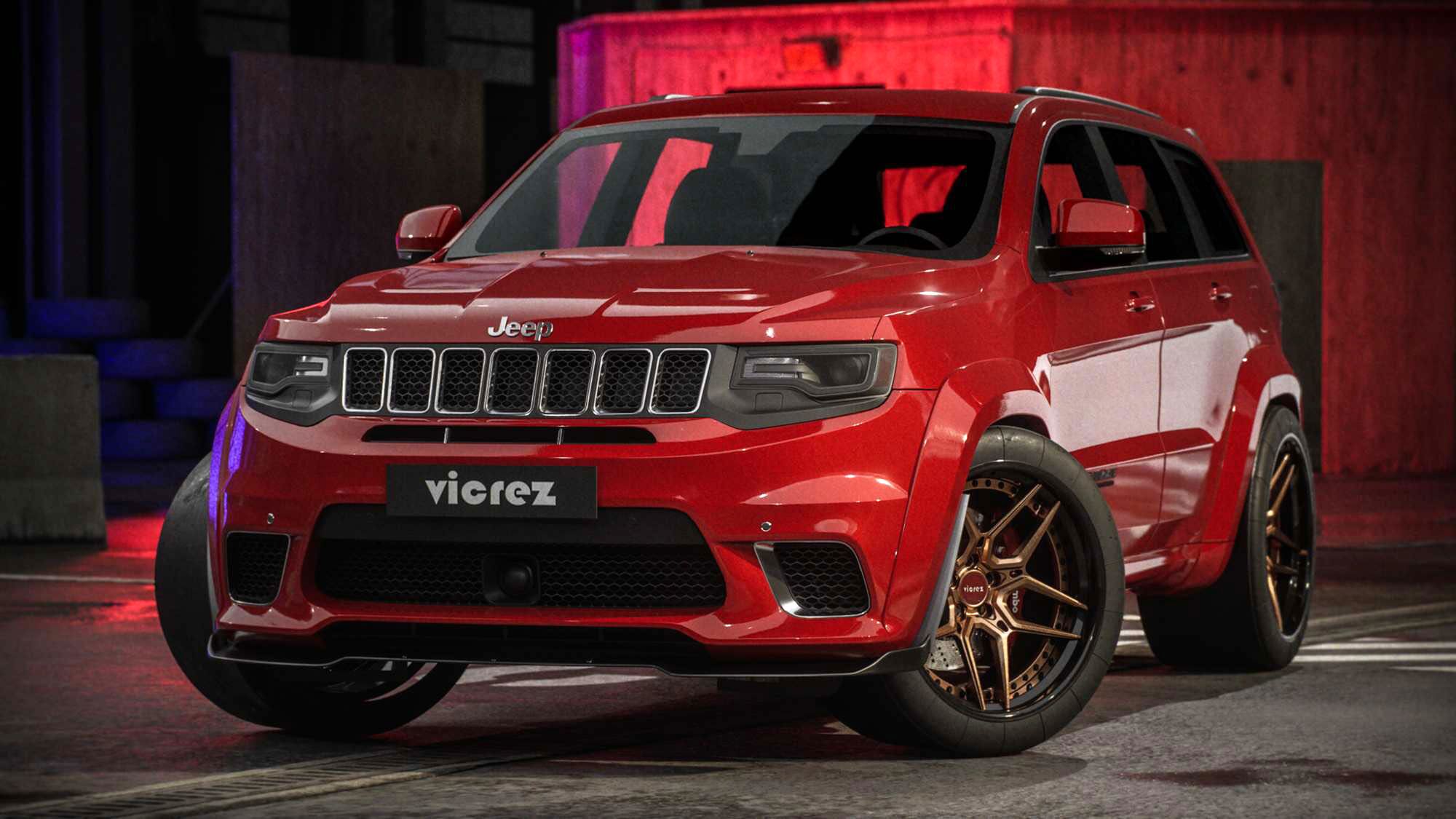 Vicrez Widebody Fenders Demon Style vz101994R | Jeep Grand Vicrez Widebody Fenders Demon Style vz101994R | Jeep Grand