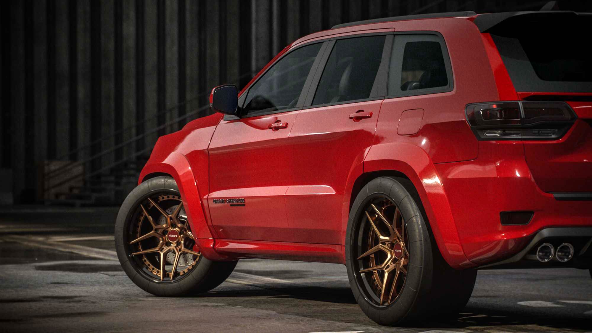 Vicrez Widebody Fenders Demon Style vz101994R | Jeep Grand