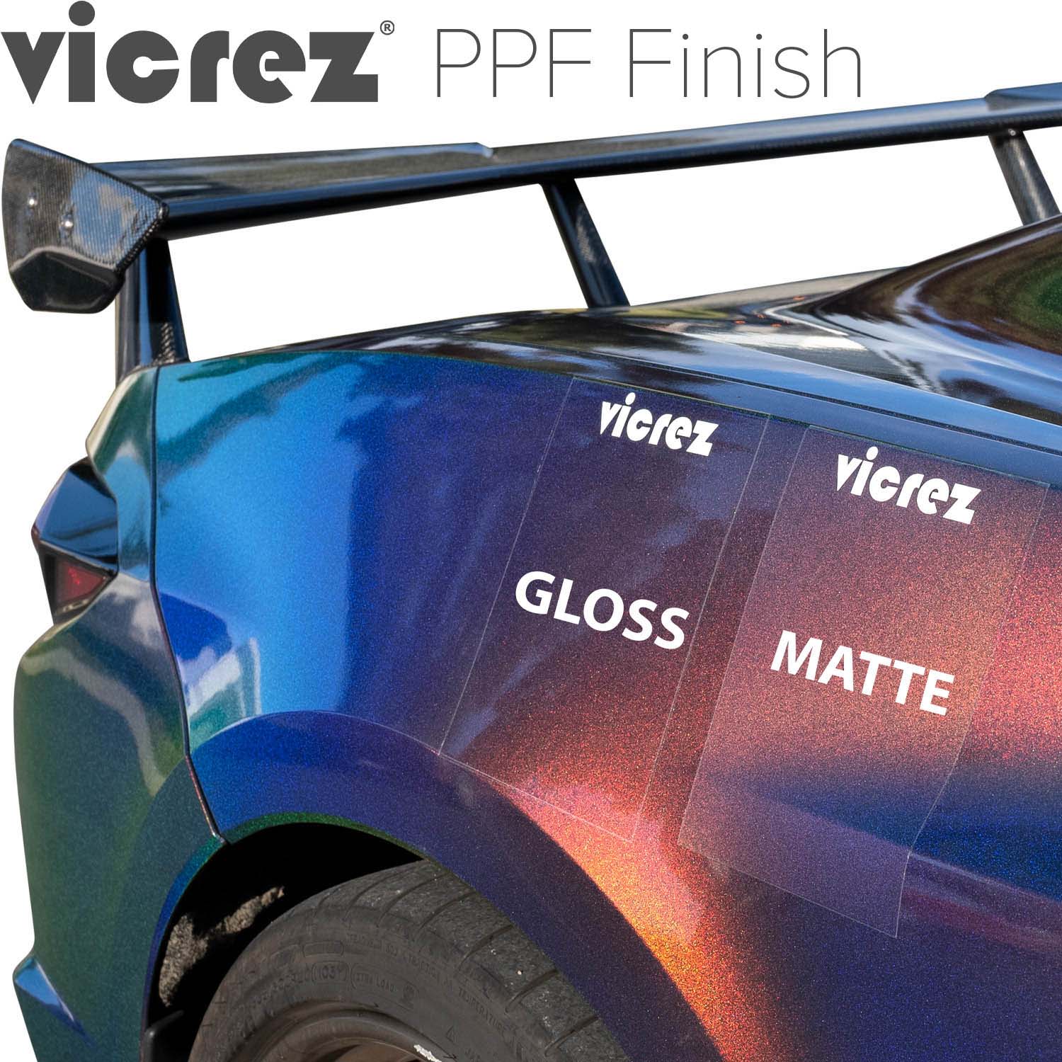 Vicrez Paint Protection PPF Pre-Cut Wheel, Flare Front, Full Passenger ...