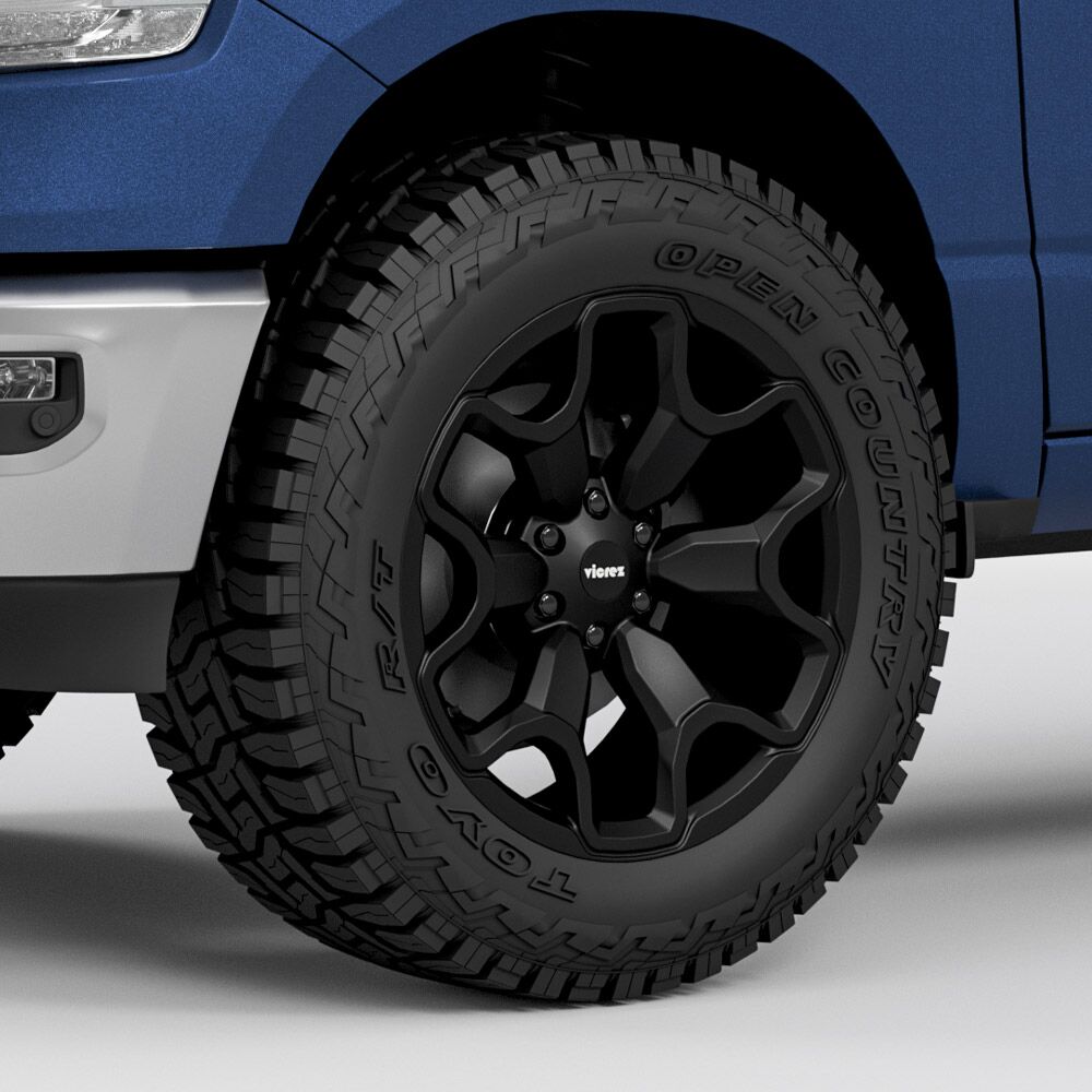 TRX Style Matte Black Wheel (22