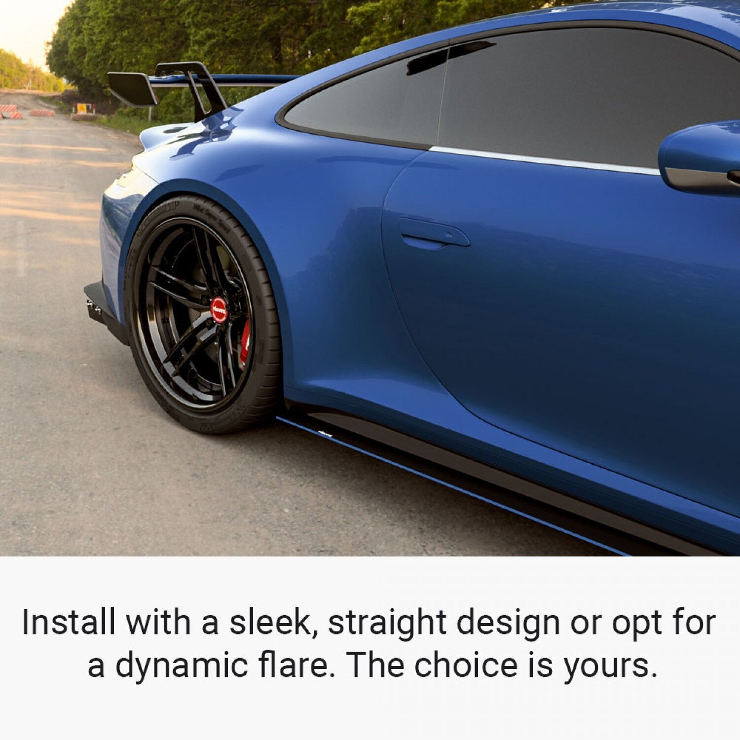 Vicrez V7R Side Skirt Splitters vz104642 | Tesla Model S