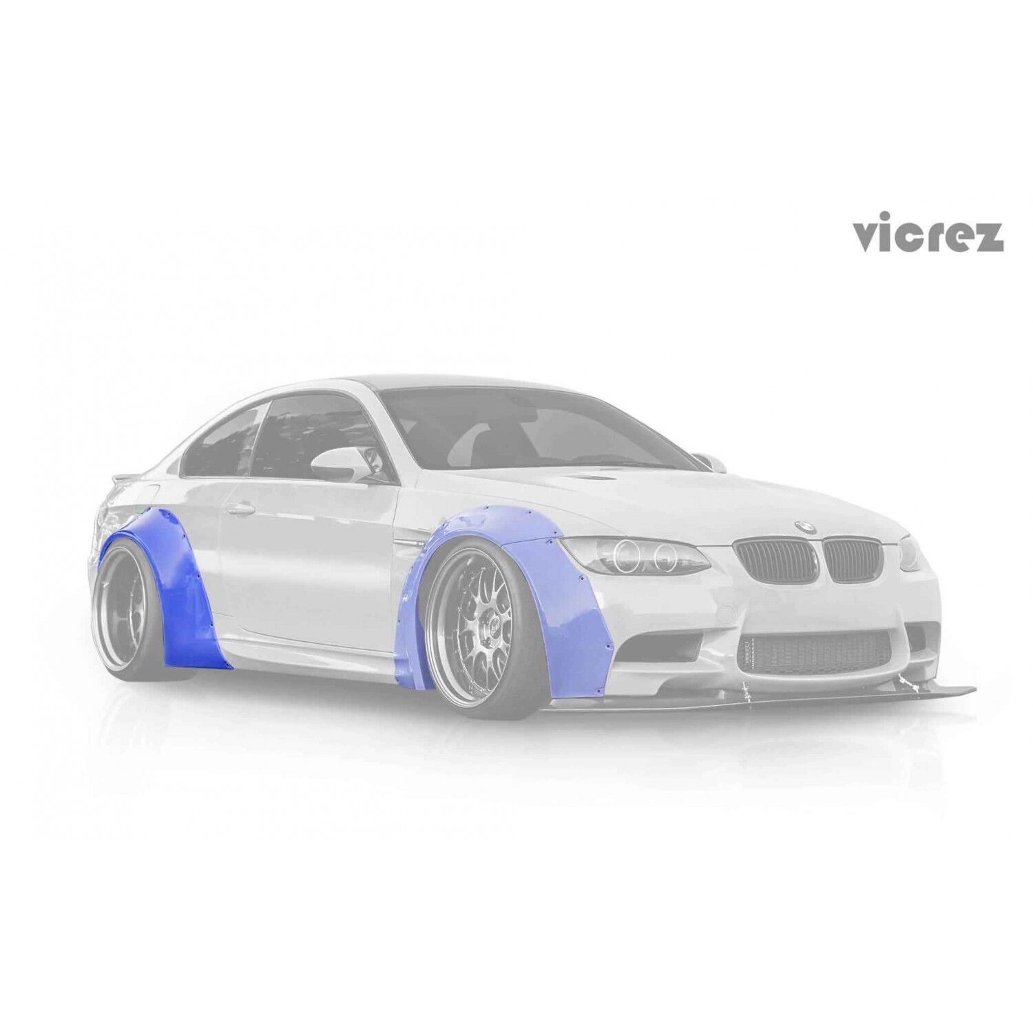 Vicrez VZ Style Widebody Fender Flares Kit vz100348 | BMW 3