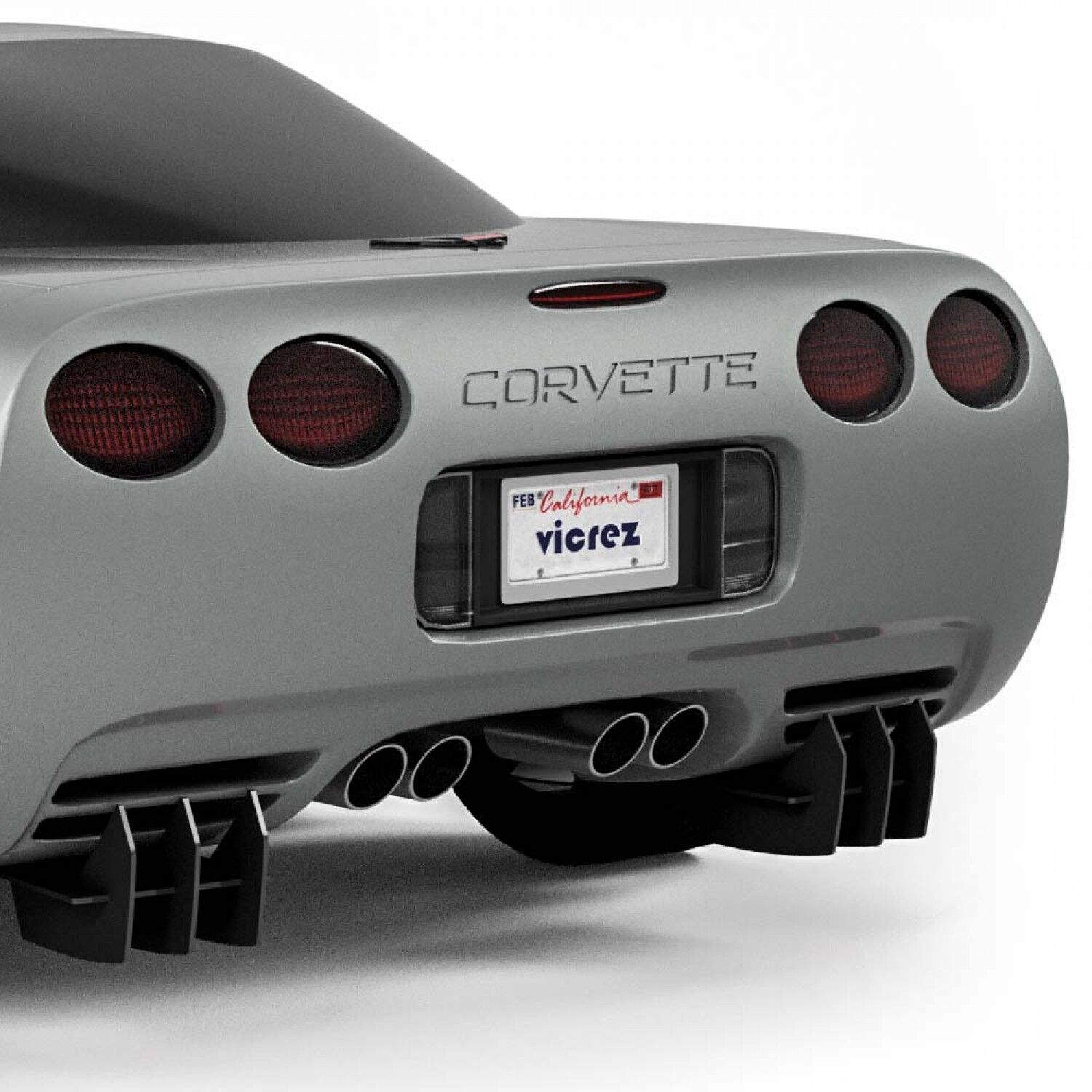 Vicrez C5 Centa VR2 Rear Diffuser vz102630 | Corvetee C5