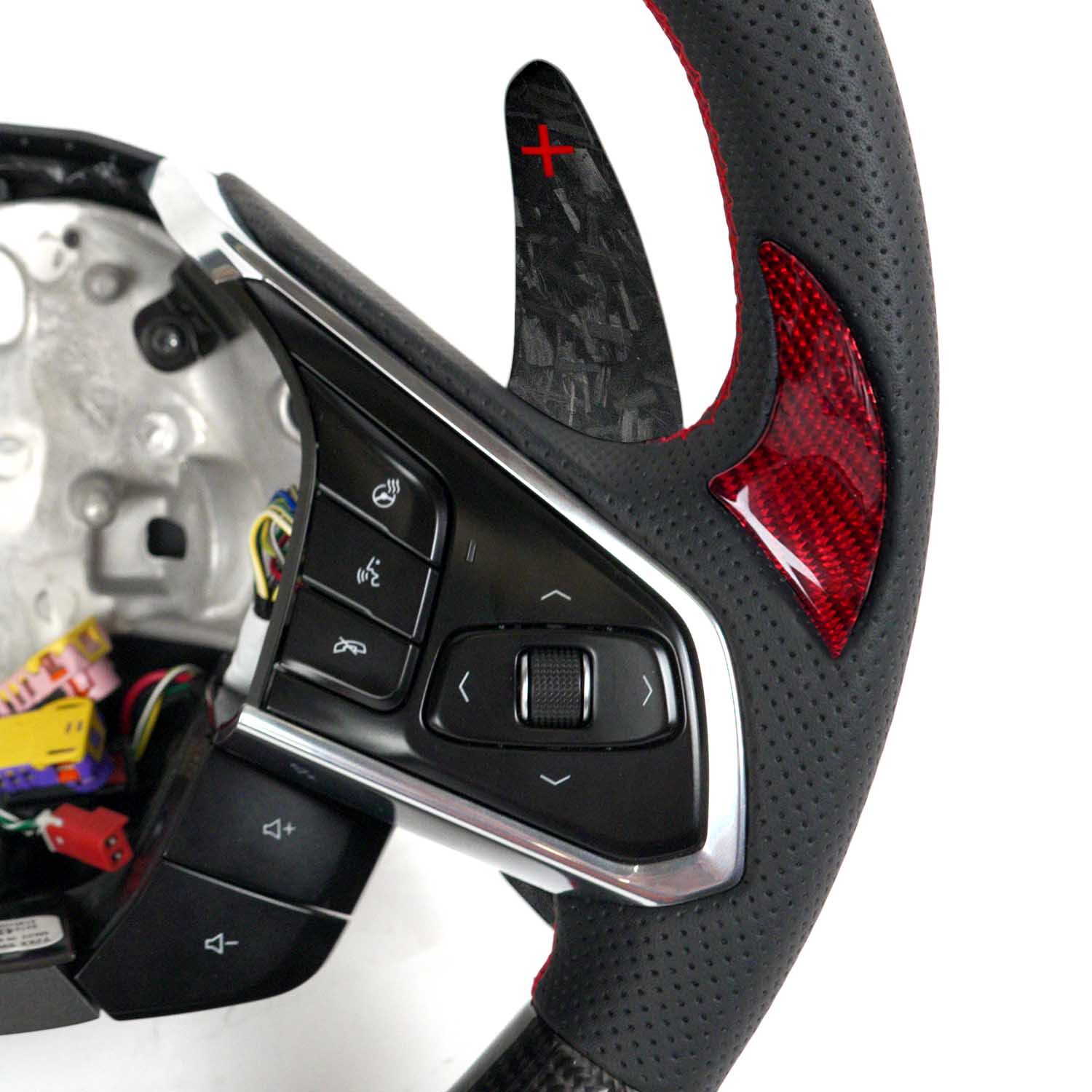 アクセサリー C8 Vicrez Carbon Fiber Paddle Shifters vz102237 | Chevrolet