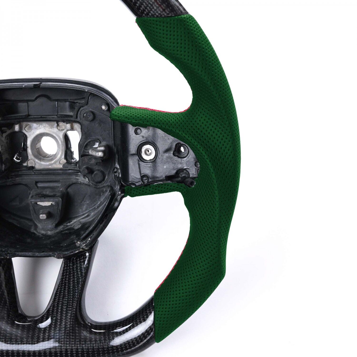 Vicrez Custom Carbon Fiber Steering Wheel +LED Dash Display