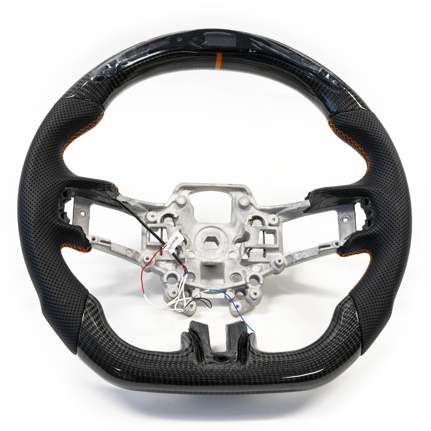 Vicrez Carbon Fiber Steering Wheel +LED Dash Display vz101787 | Ford  Mustang 2015-2023