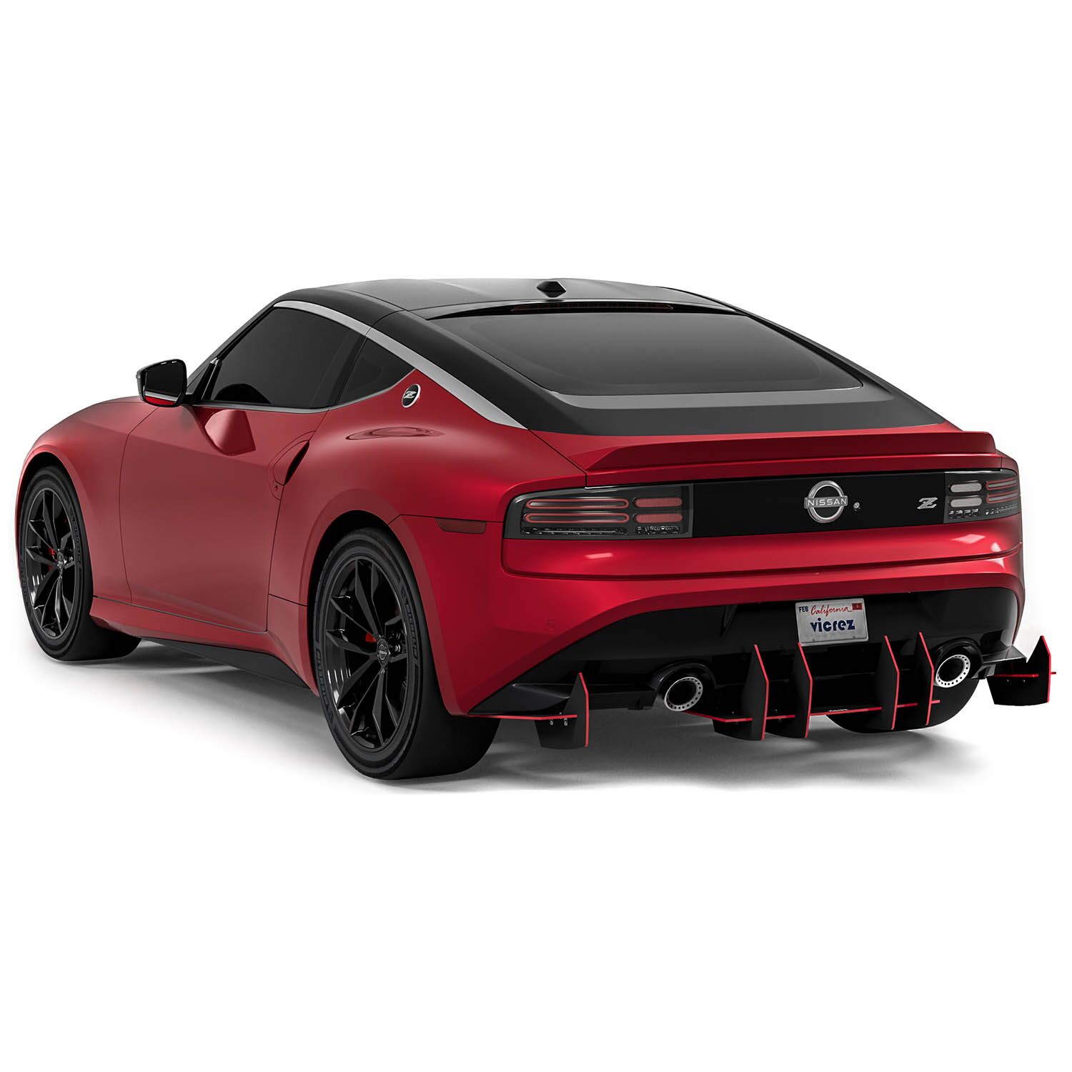 Vicrez Centa VR2 Rear Diffuser vz101271 | Nissan Z 2022-2025
