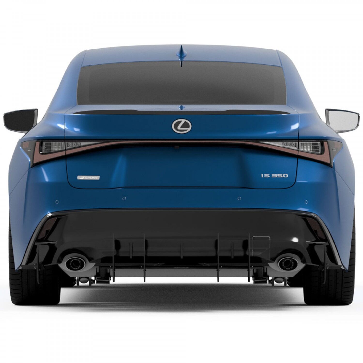 Vicrez Centa VR2 Rear Diffuser vz104397 | Lexus IS 2017-2025