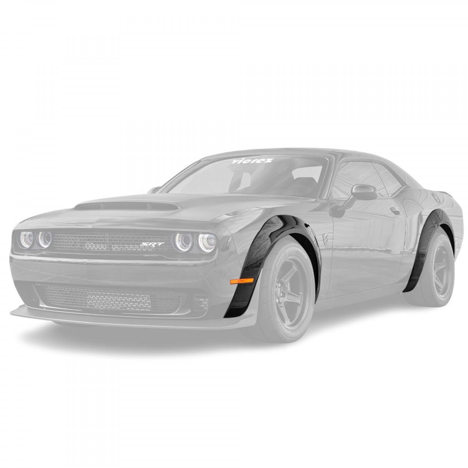 Vicrez Demon Wide Body Fender Flares vz101488 | Dodge Challenger Demon  2008-2023