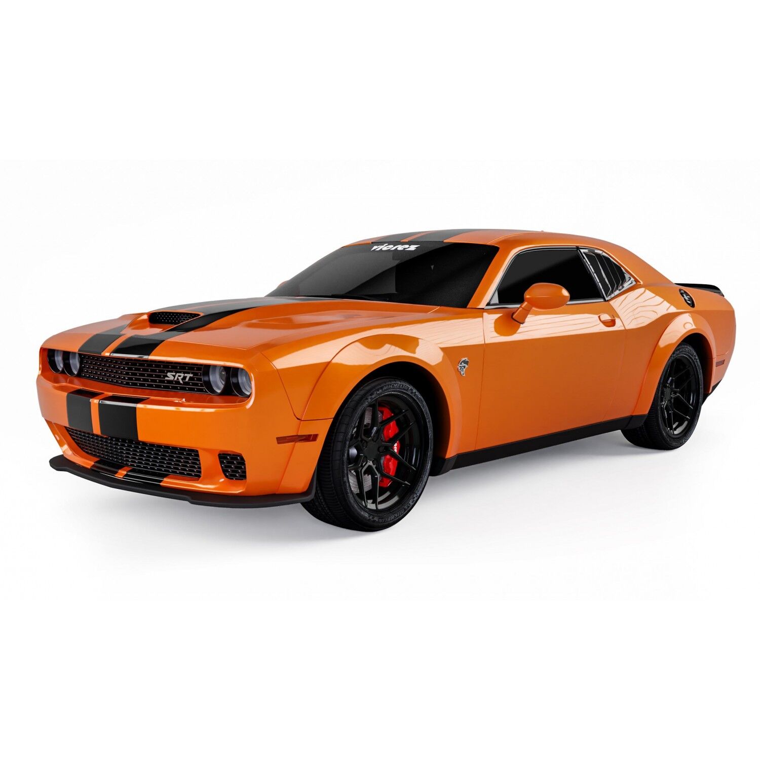 Vicrez Demon Widebody Fender Flares vz102413 Dodge Challenger Hellcat SRT 2015 2023