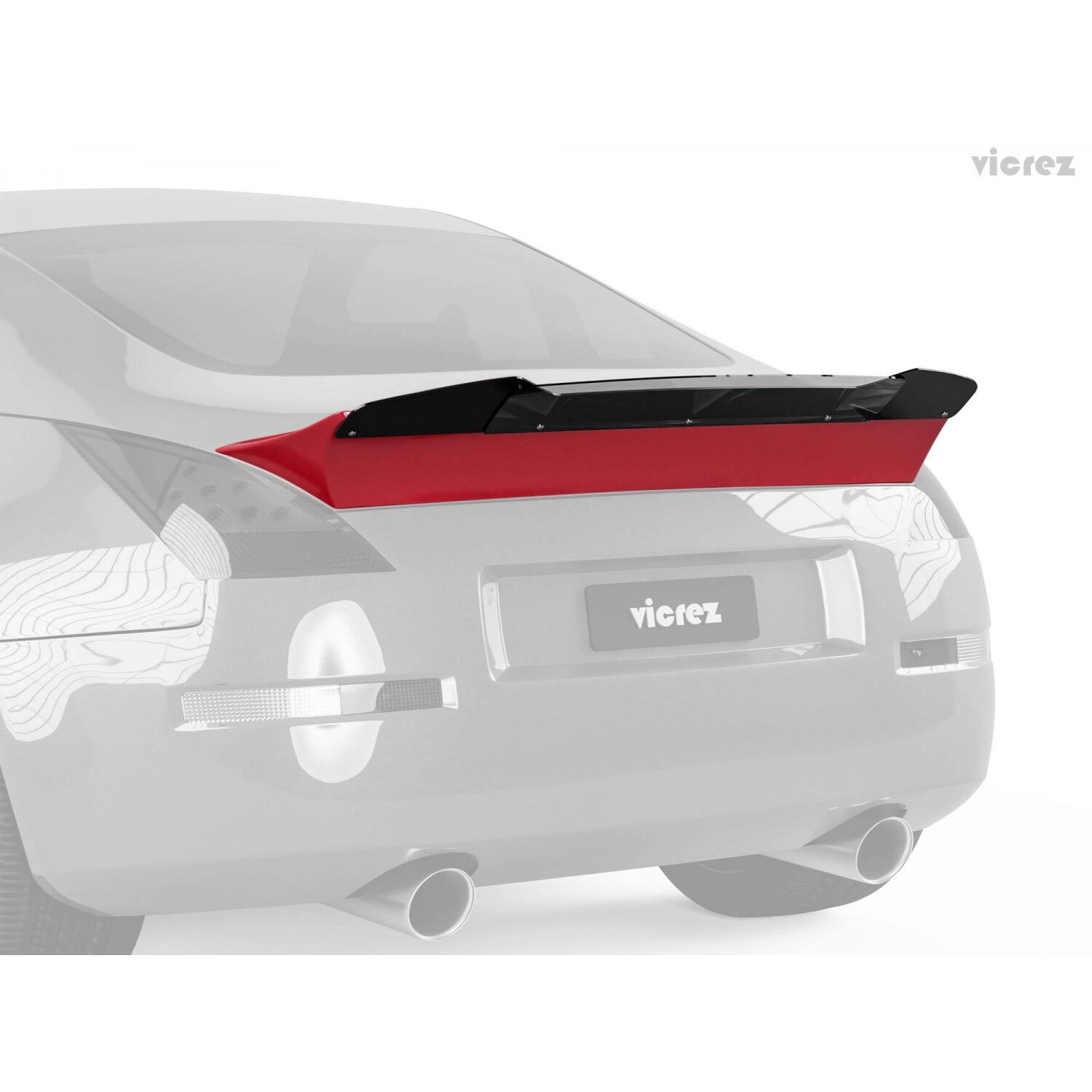 Vicrez Wicker Bill Add-on V3R vz101401 for Ducktail Wing