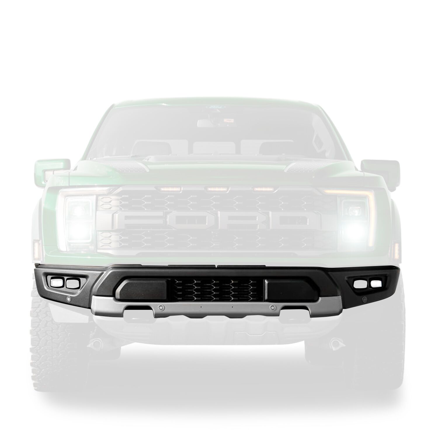 Vicrez Front Bumper with Fog Light Raptor Style vz101960