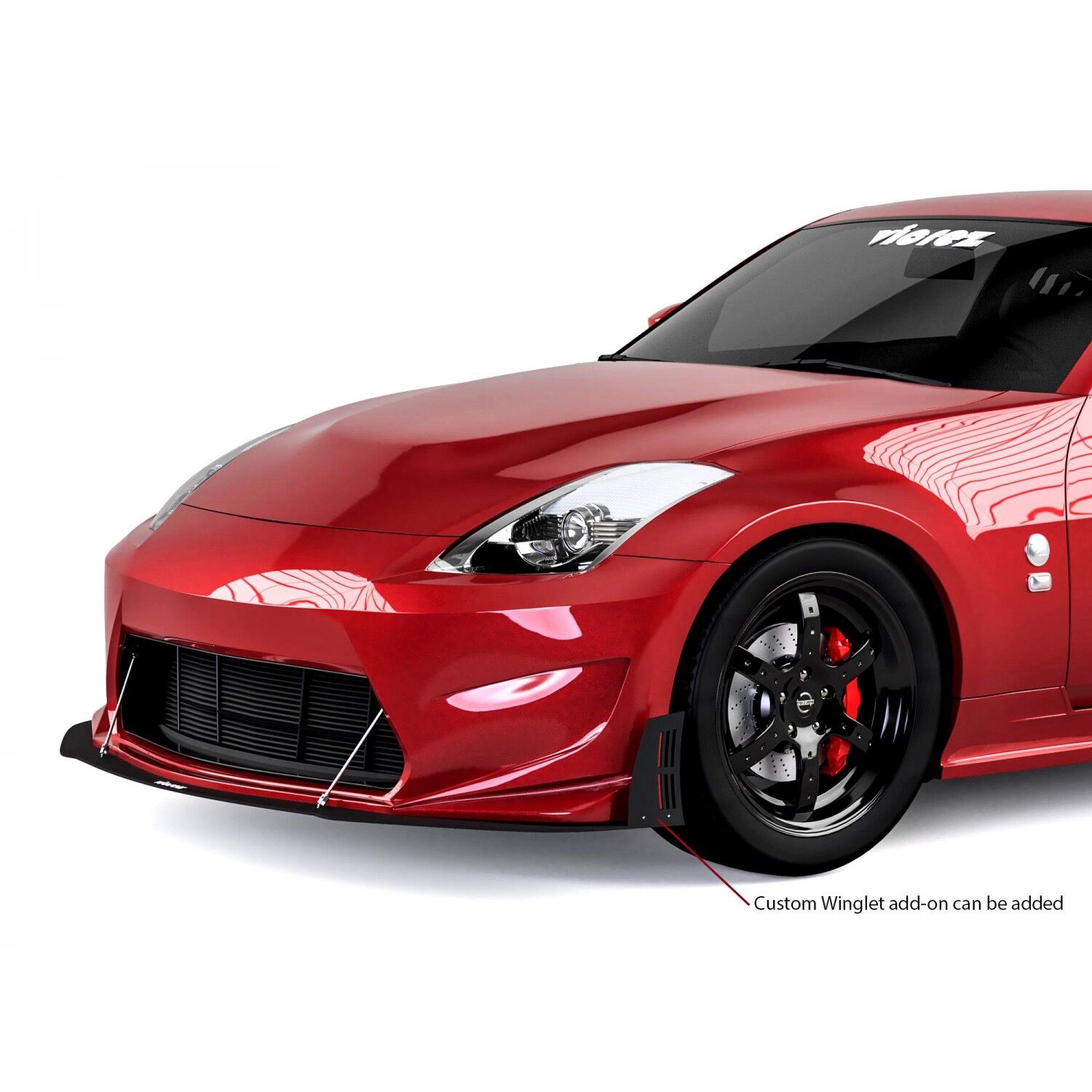 Vicrez Front Splitter Amuse Front Bumper vz101076 | Nissan 350Z