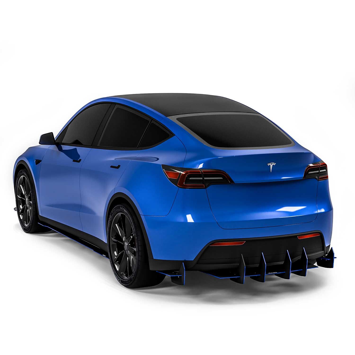 Vicrez VR1 Side Splitter vz102389 | Tesla Model Y 2020-2025