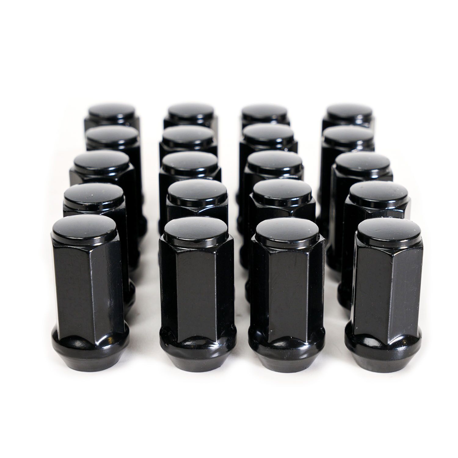 Vicrez Gloss Black Lug Nuts Kit 14mm x 1.5 Set of 20 vzn118490