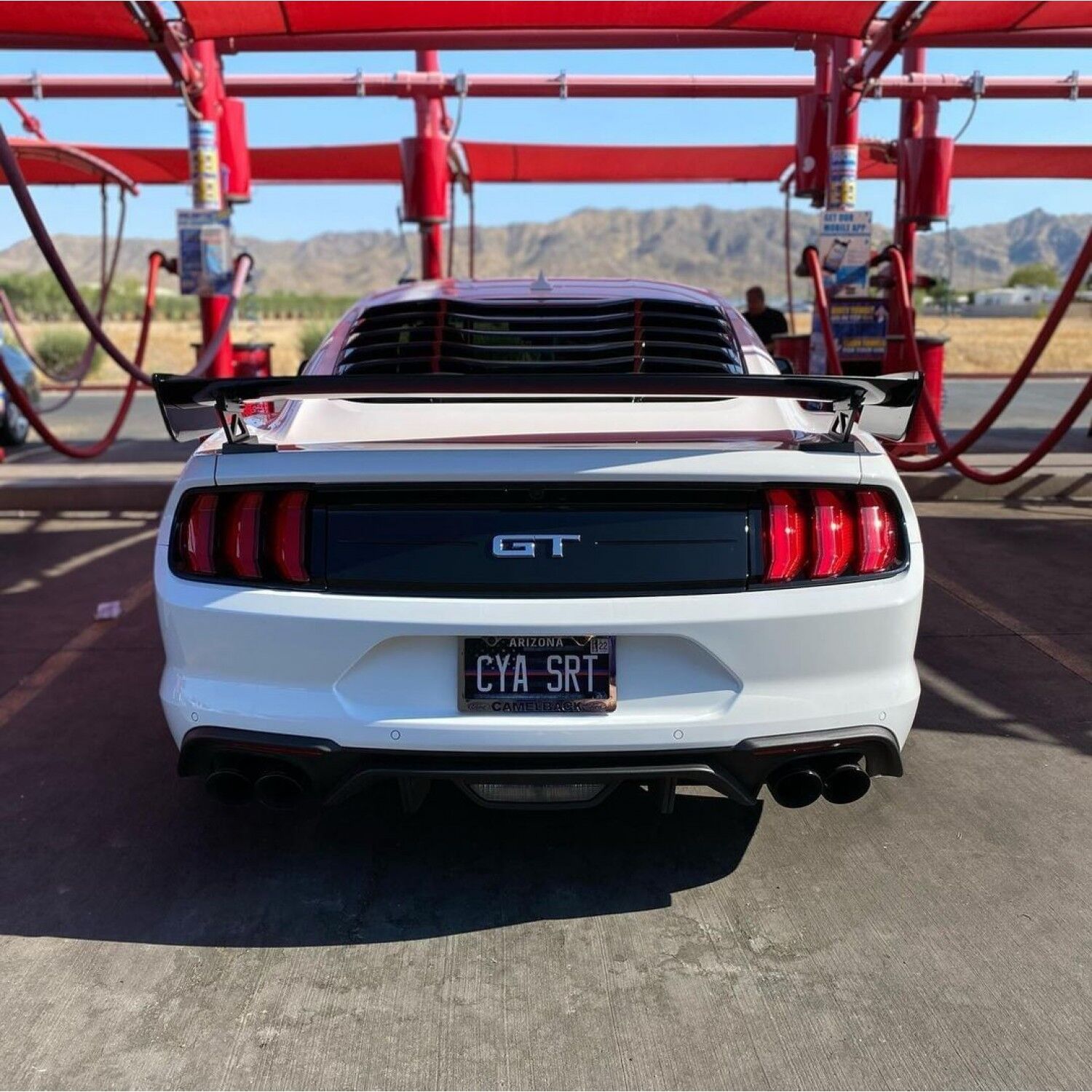 Vicrez GT500 Style Track Pack Rear Wing Spoiler vz102218