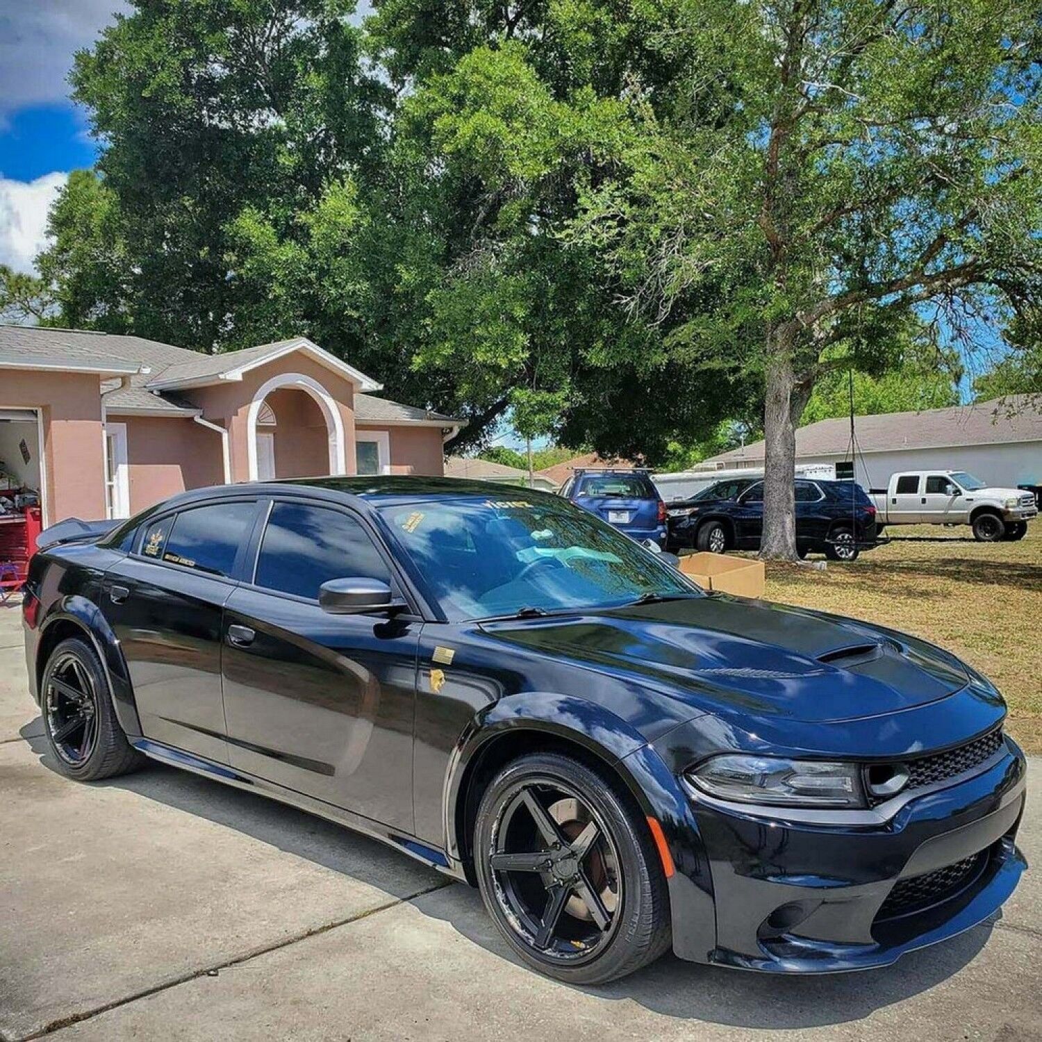 Vicrez Demon Wide body Fender Flares + Side Skirts vz102191