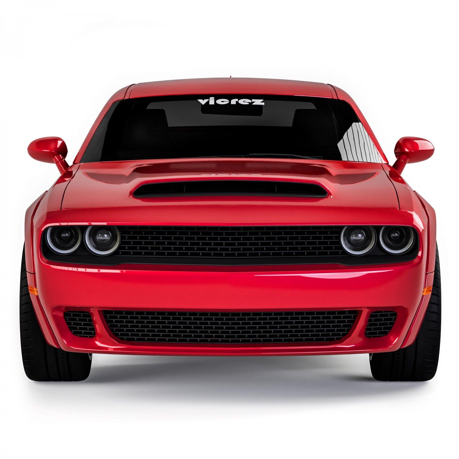 Vicrez Hood W/ Air Vent Scoop Demon Style vz102129 | Dodge