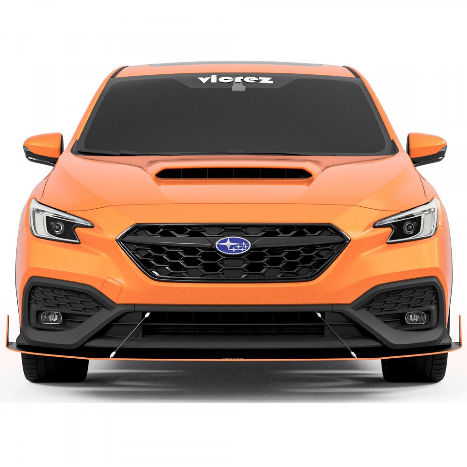 Vicrez LV2 Front Splitter vz101266 | Subaru WRX 2022-2025