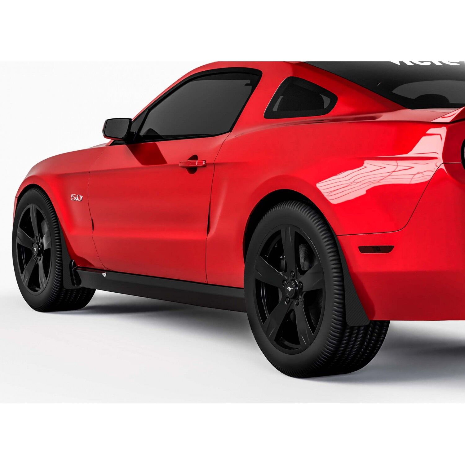 Vicrez Mud Flaps Front and Rear vz101588 | Ford Mustang 2010-2014