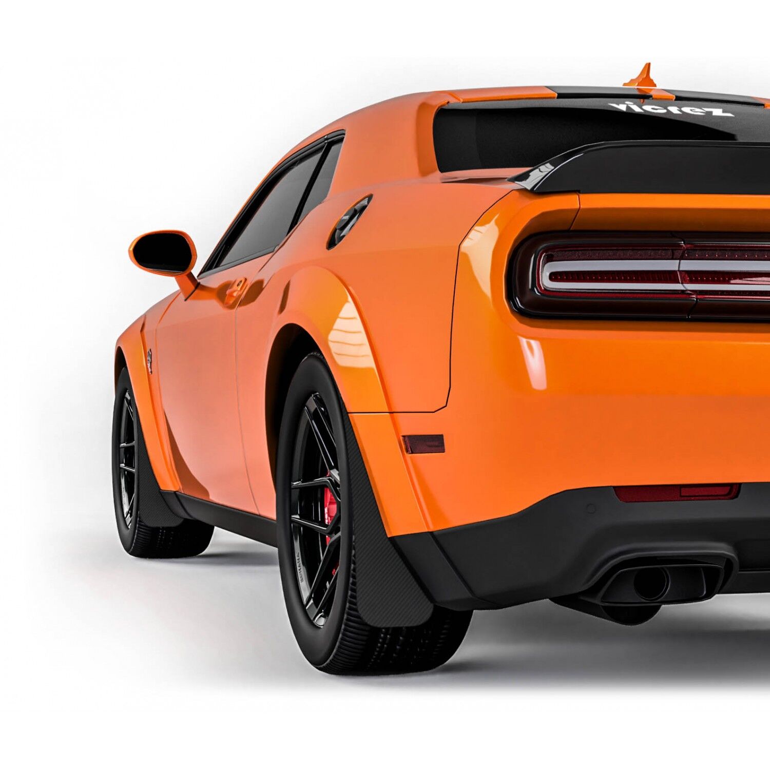 Vicrez Mud Flaps Front and Rear vz101504 | Dodge Challenger