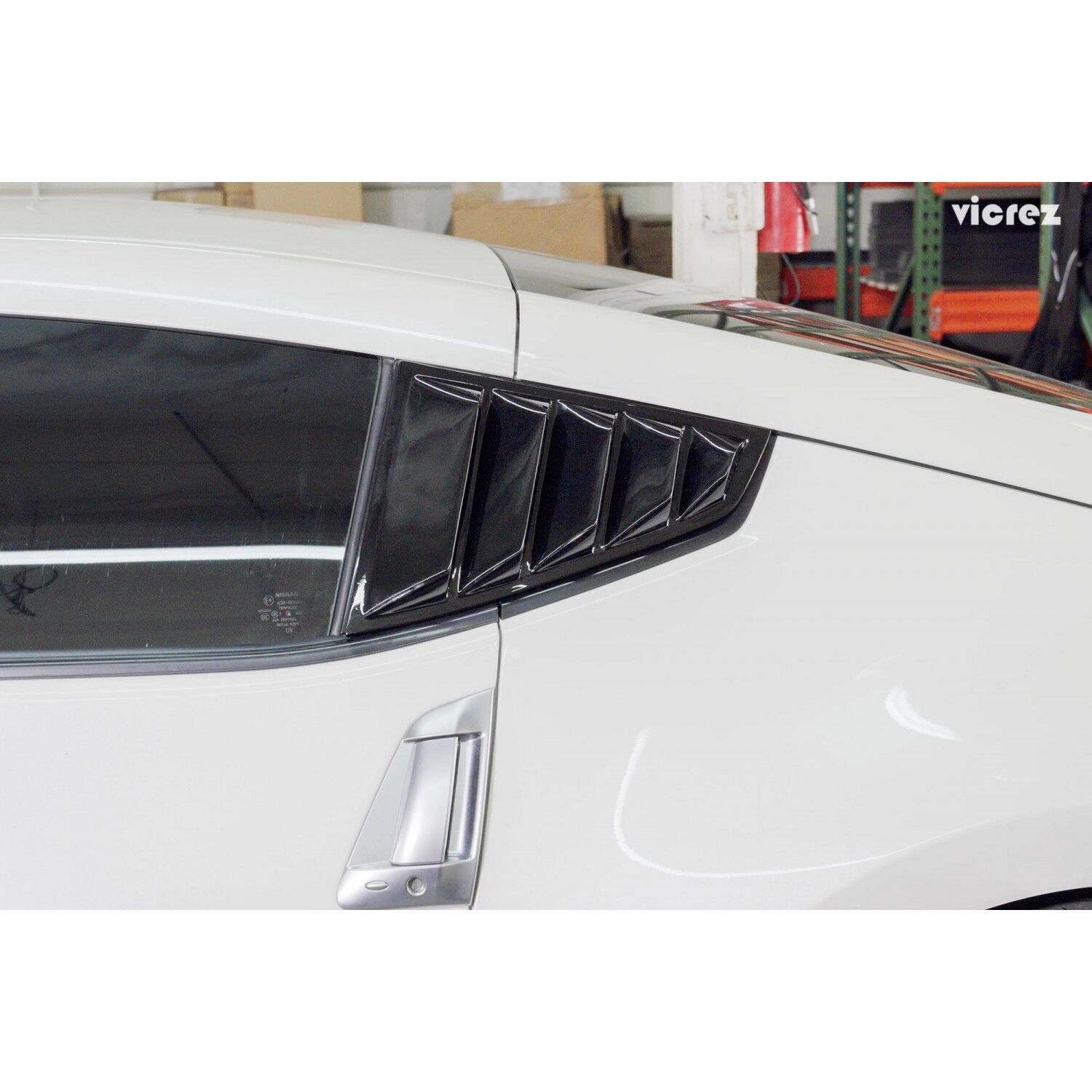 Vicrez LV Style Quarter Window Louvers vz100940 | Nissan Vicrez LV Style Quarter Window Louvers vz100940 | Nissan