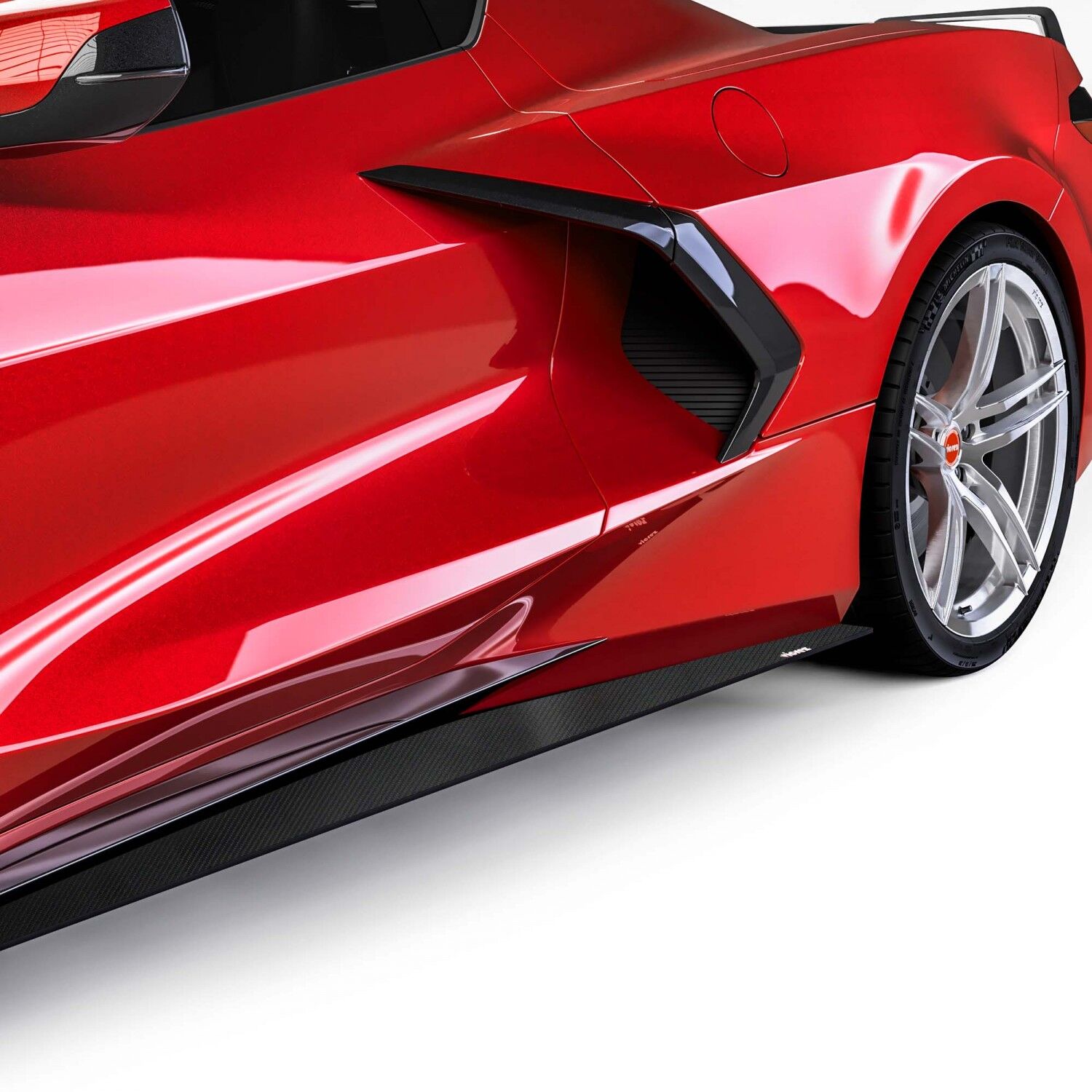 Vicrez R1 Side Skirt Splitters vz102104 | Chevrolet Corvette