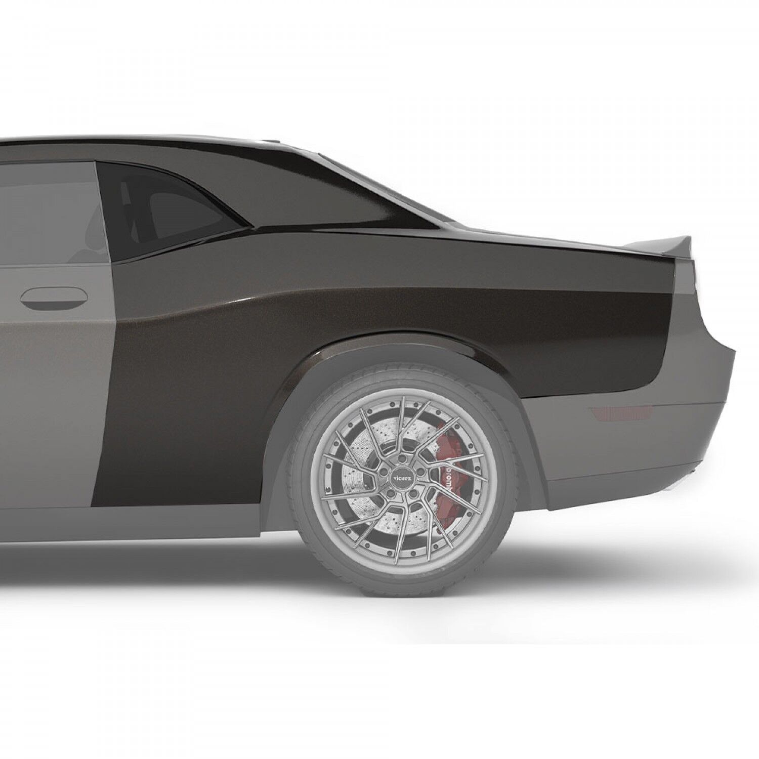 Vicrez Replacement Rear Quarter Left Driver Side vz105249 | Dodge Challenger  2015-2023