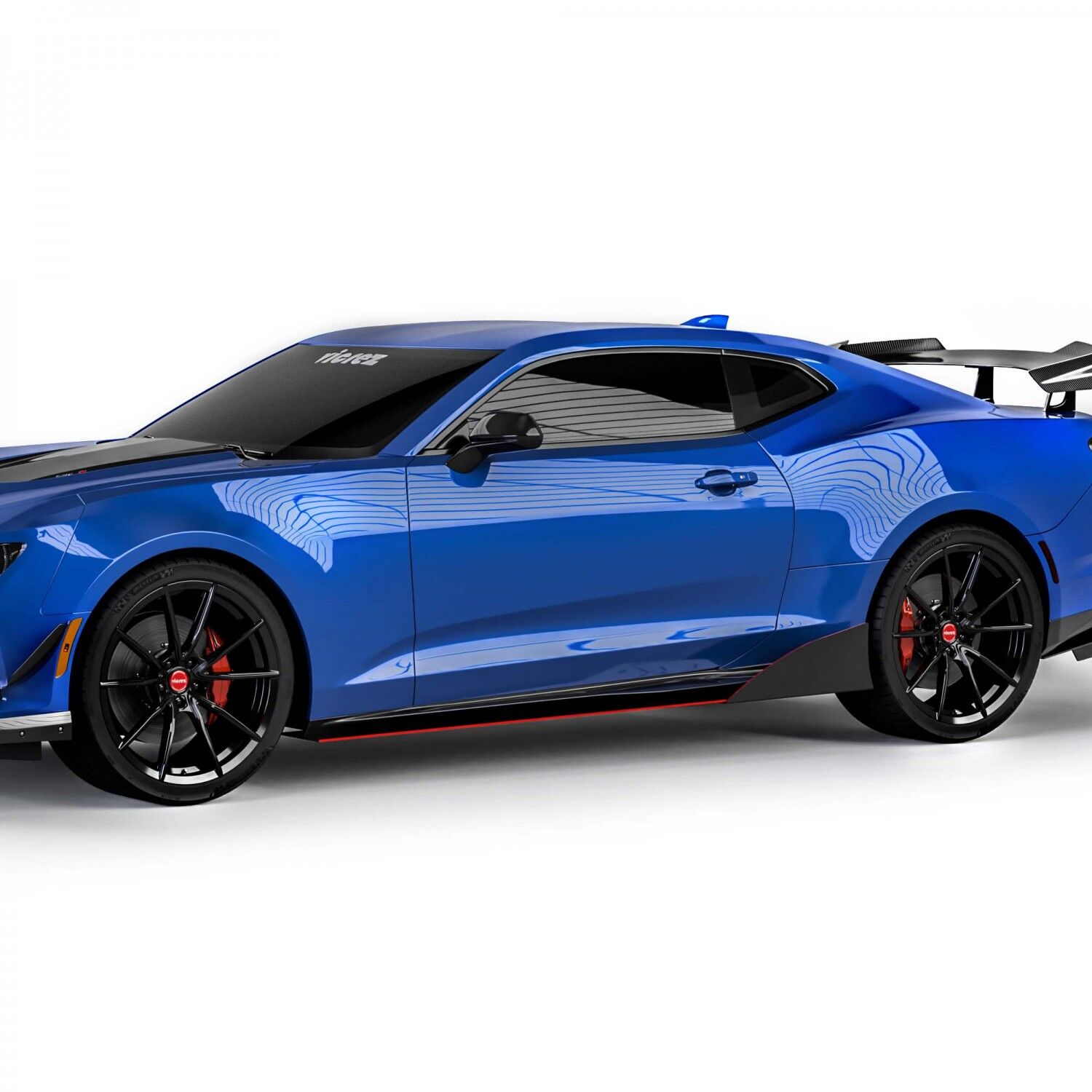 Vicrez Side Skirt Splitters VZR1 Style vz102165 | Chevrolet