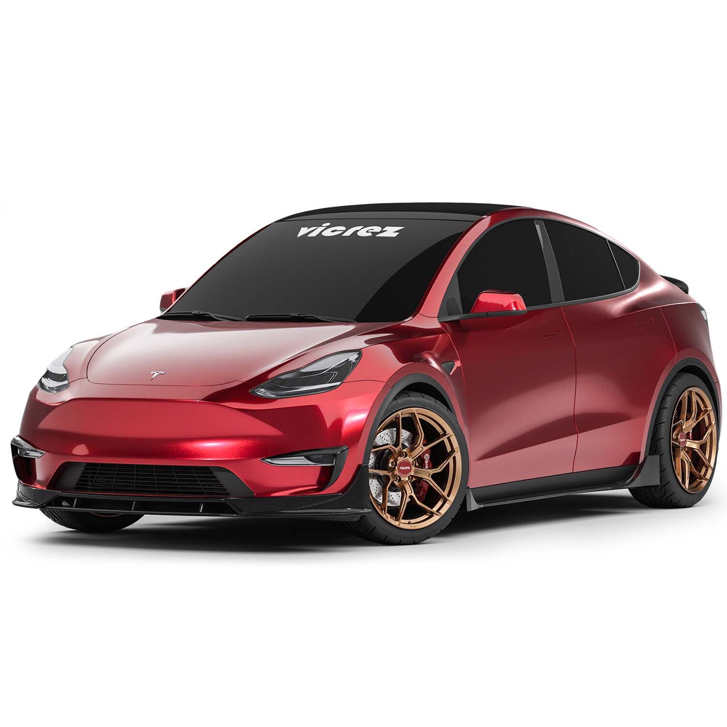 Vicrez V3R Style Full Body Kit vz102479 | Tesla Model Y 2021