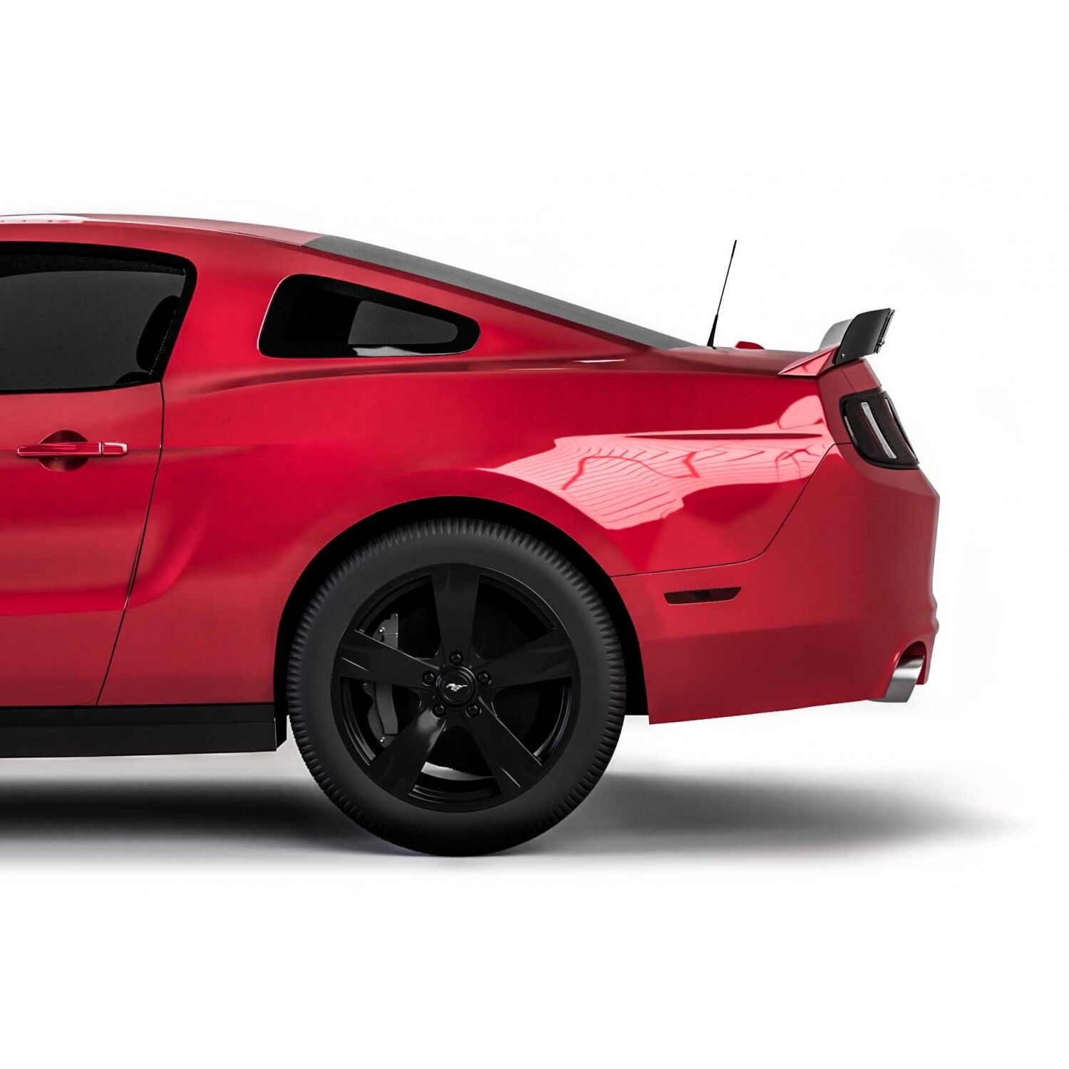 【SCENERITY】Pico Mustang Padding MMD Mustang Side Scoops; Pre-Painted 71317 (10-14 Mustang