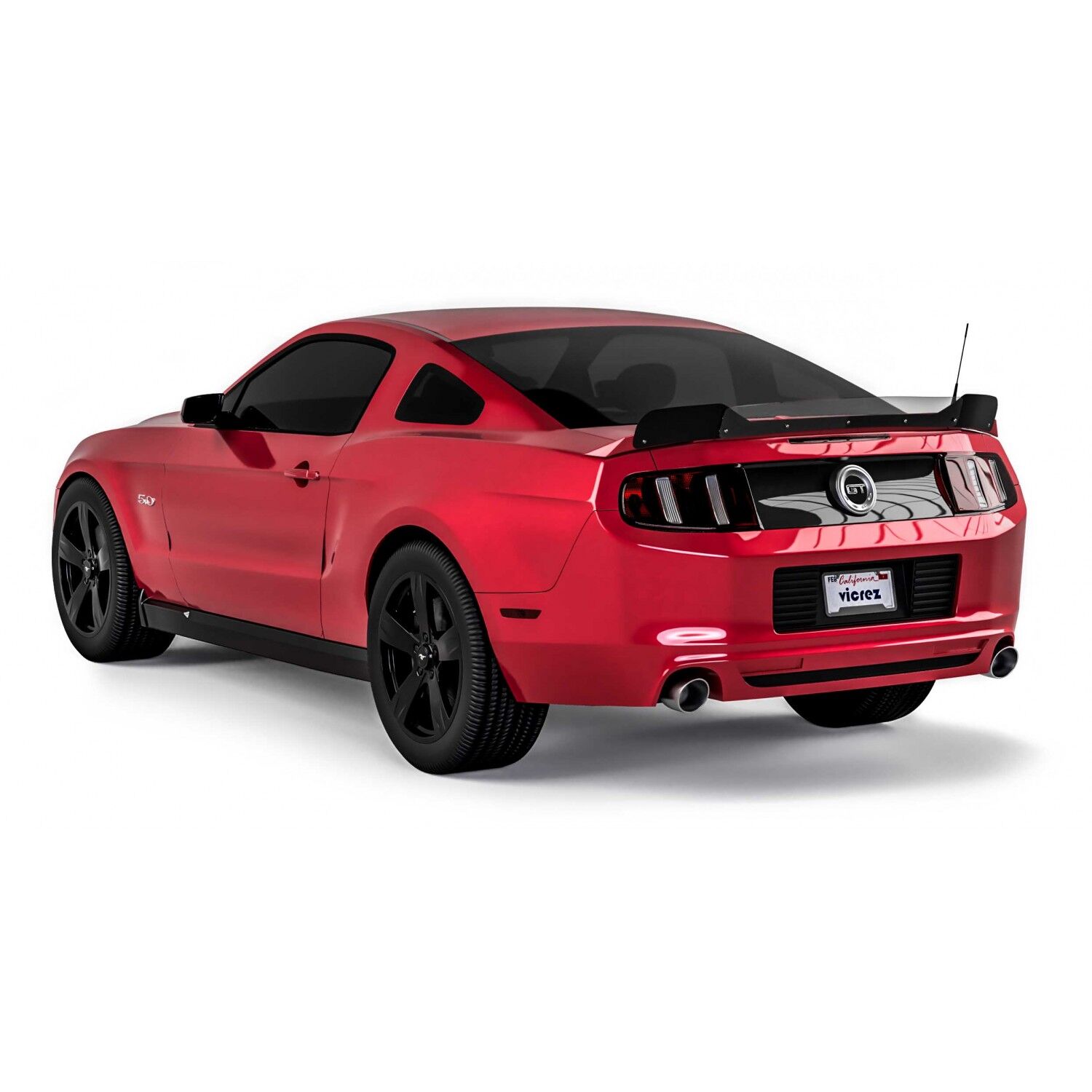 【WOOHWA】VESEL MUSTANG JP Vicrez V3R Style Wicker Bill Add-On vz101848 | Ford Mustang