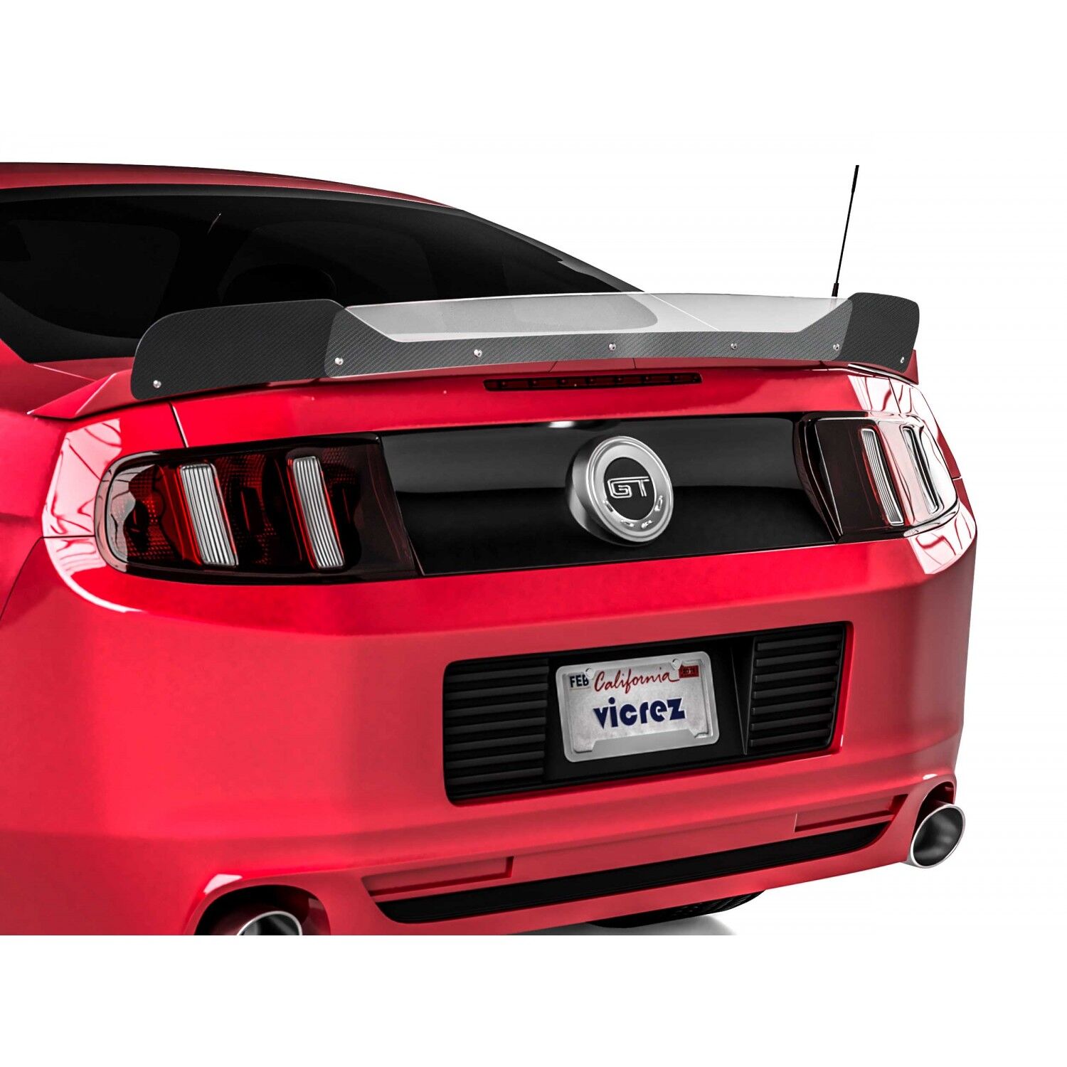 Vicrez V3R Style Wicker Bill Add-On vz101848 | Ford Mustang