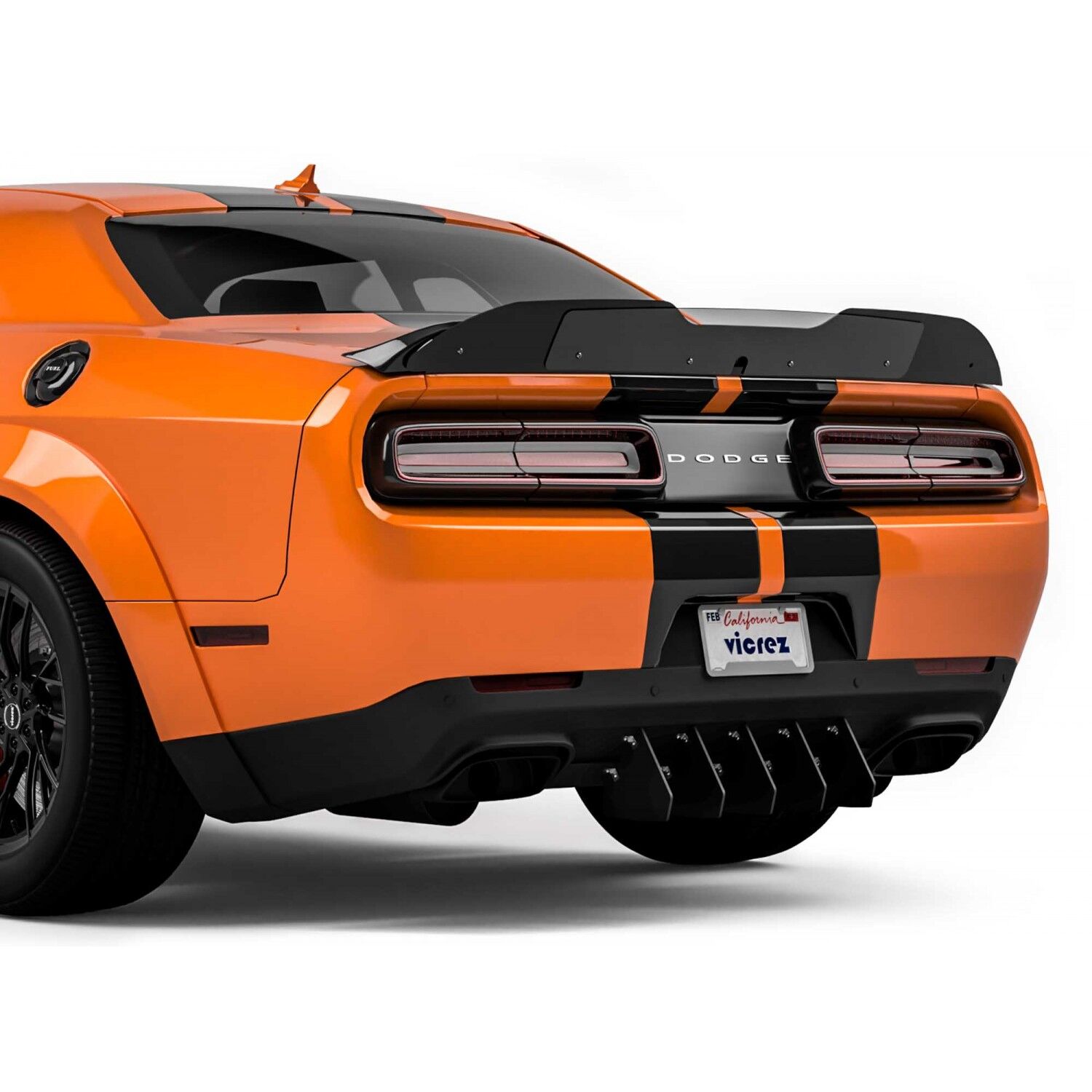 SEC10 Challenger Side Stripes; Red CH3135 (08-23 Challenger