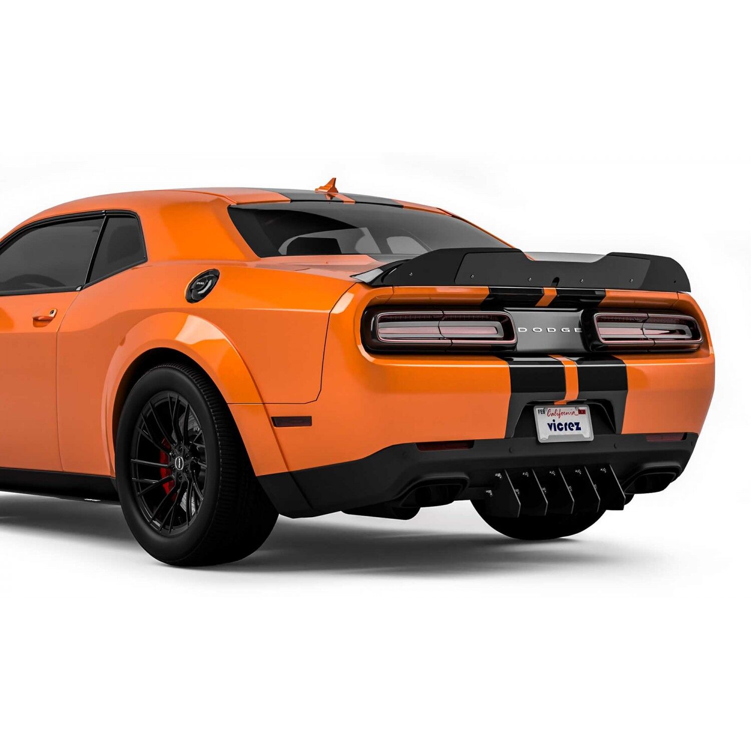 Vicrez Veneno Style Rear Diffuser Add-On vz101828 | Dodge