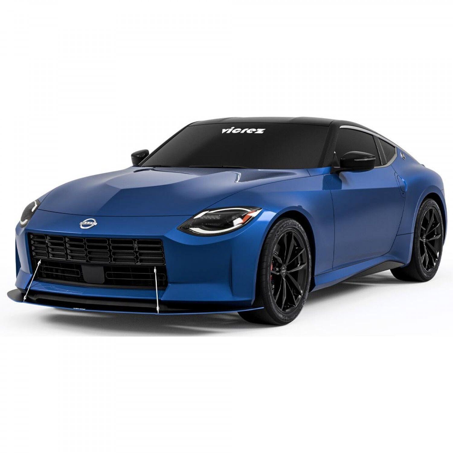Vicrez VL1 Style Front Splitter vz101269 | Nissan Z 2022-2025