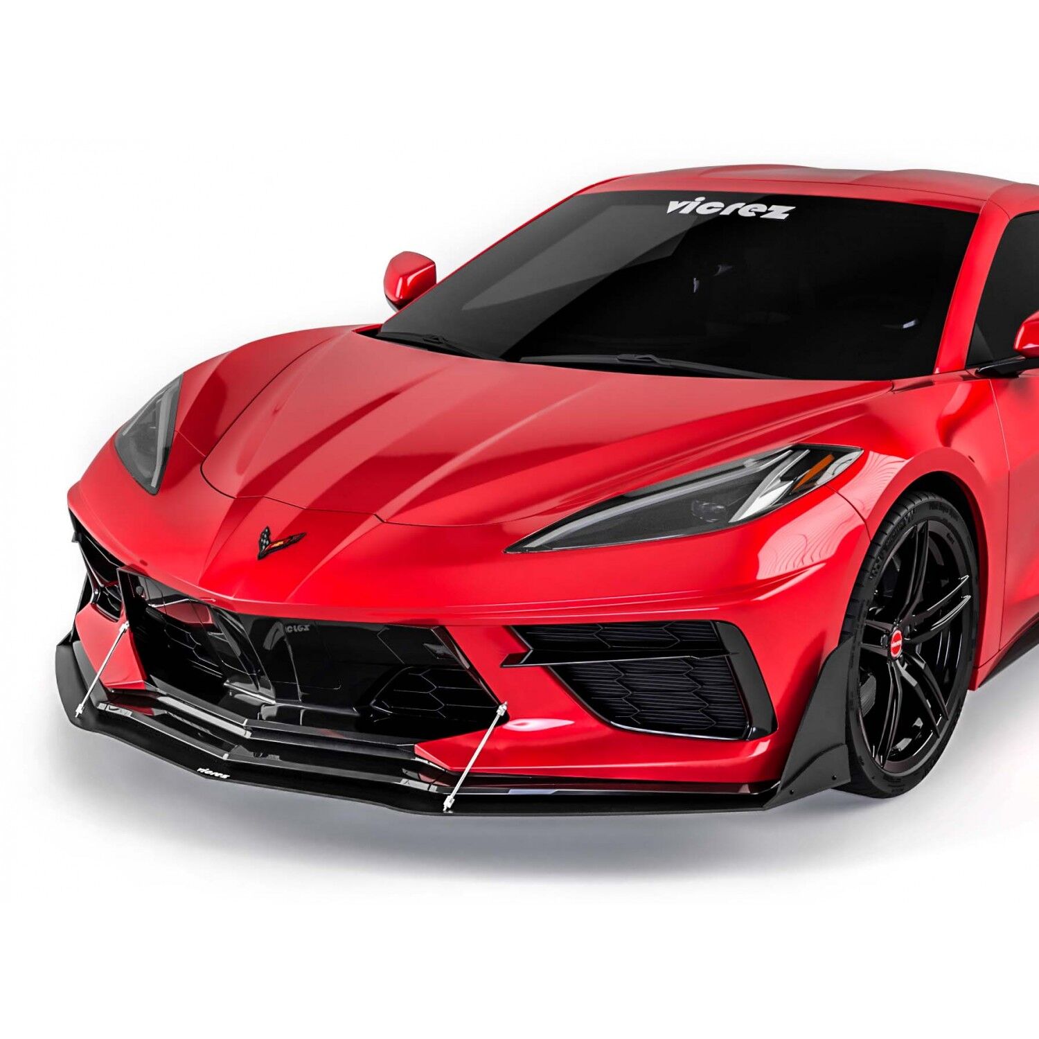 Vicrez VZR1 Front Bumper Lip Splitter vz101671 | Chevrolet