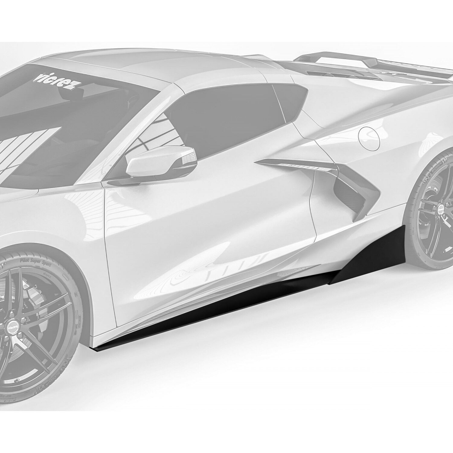 Vicrez VZR1 Side Skirt Splitters vz101672 | Chevrolet