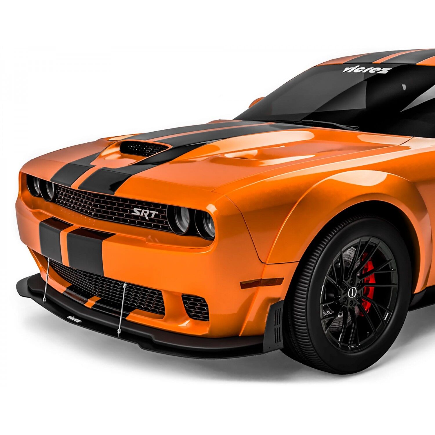 売れ筋新商品 Vicrez VZW Dodge | vz101847 Splitter Lip Bumper Front ジャケット・アウター