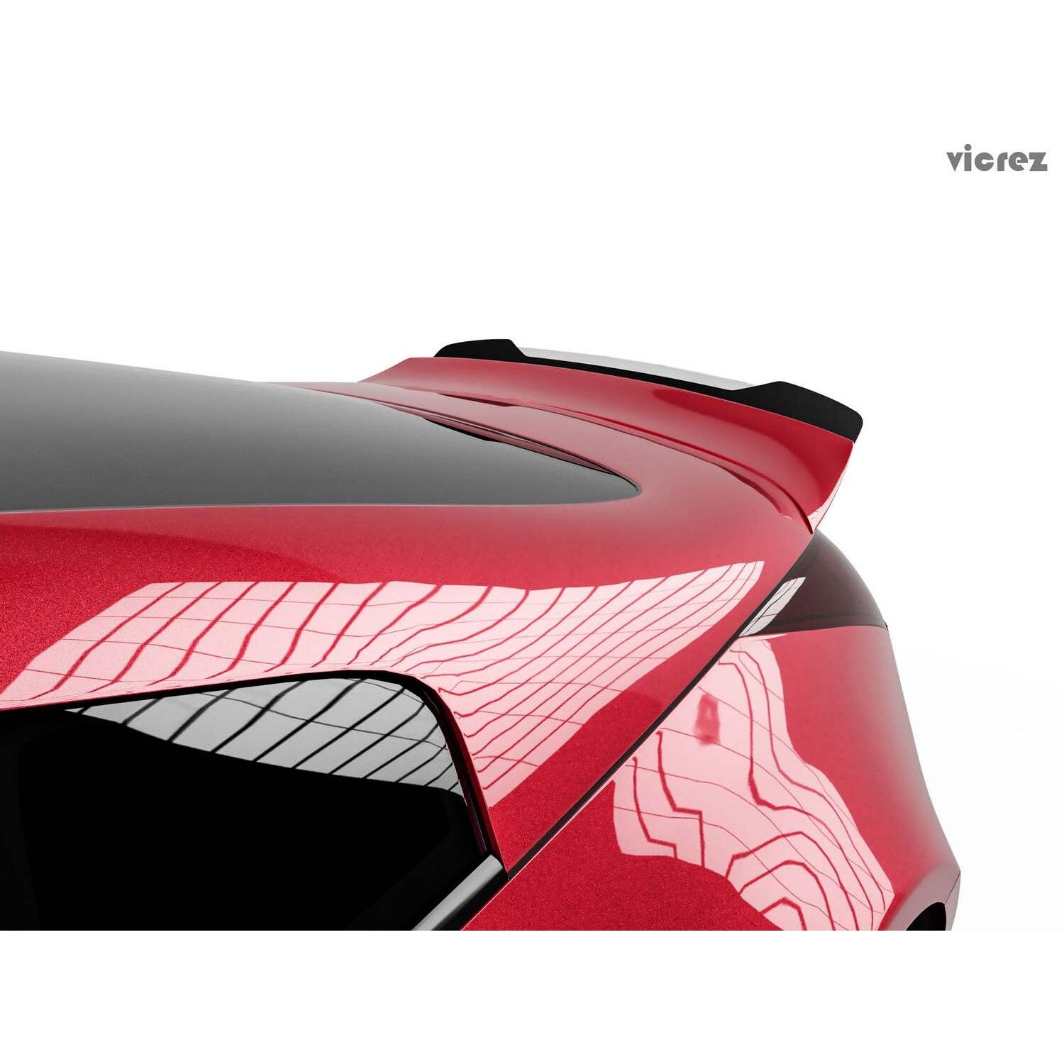Vicrez Wicker Bill Add-on V3R vz101401 for Ducktail Wing Spoiler | Nissan  350z 2003-2008
