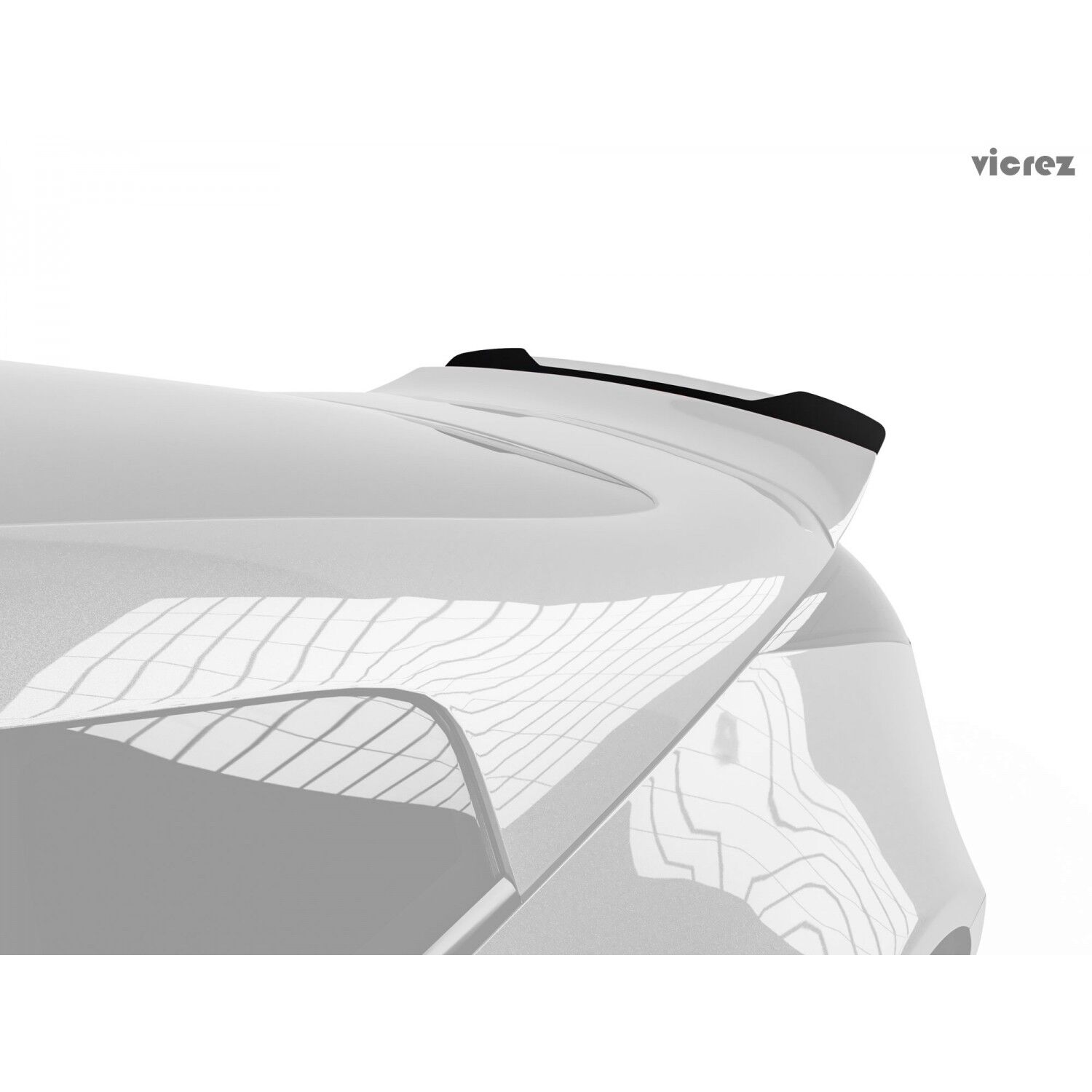 Vicrez Wicker Bill Add-on V3R vz101401 for Ducktail Wing Spoiler | Nissan  350z 2003-2008