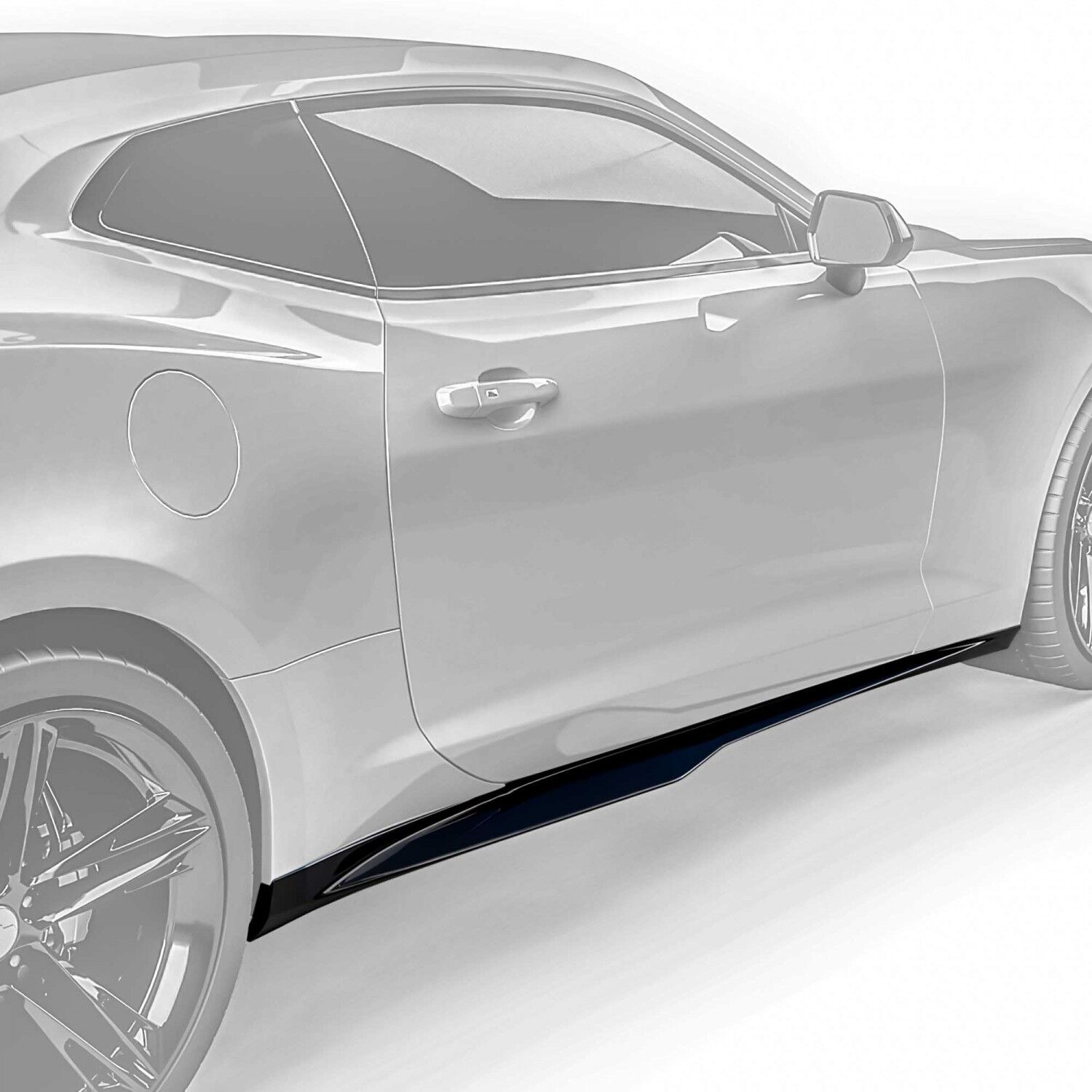 Vicrez Zl1 Style Side Skirts Rocker Panels vz102180 | Chevrolet Camaro  2016-2023