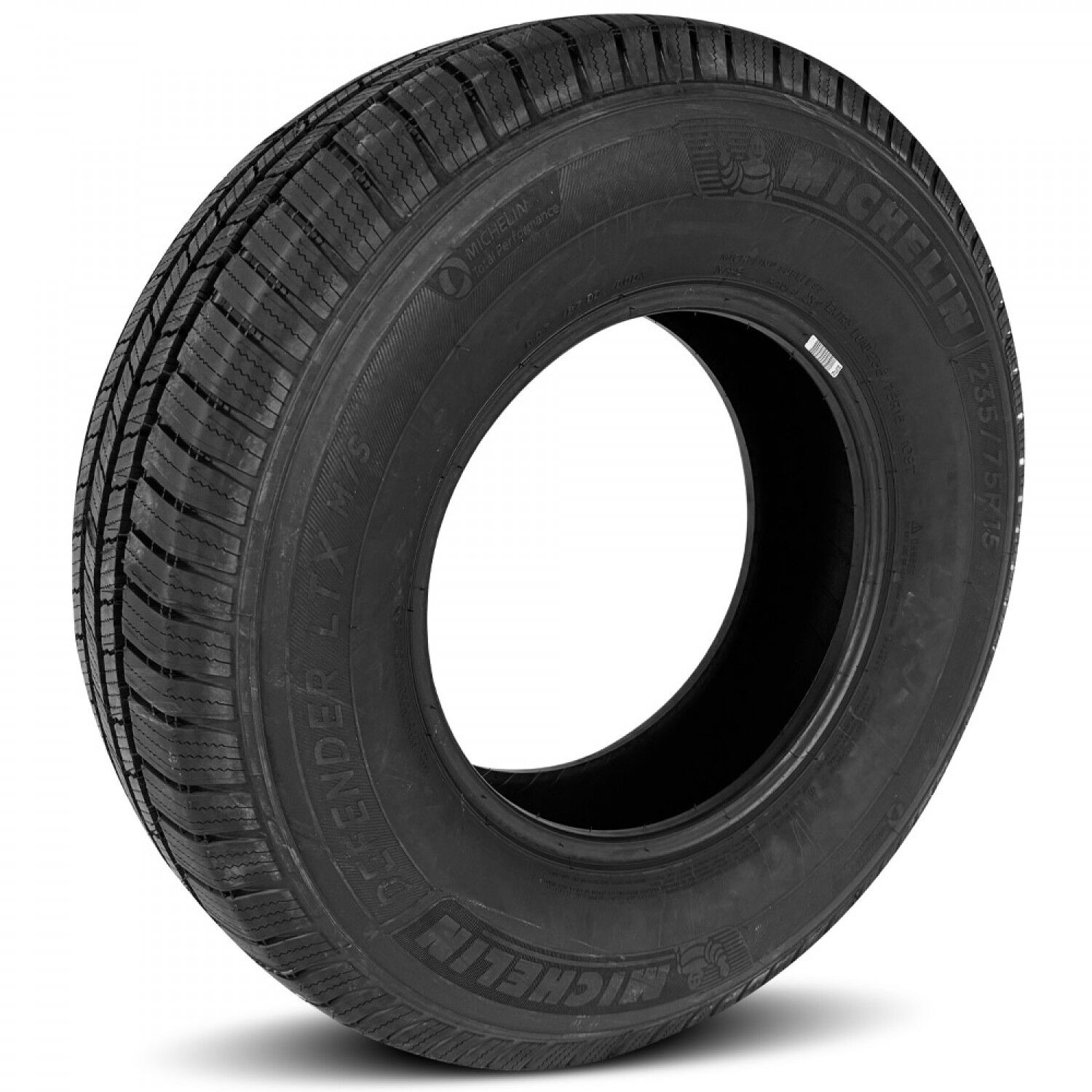 Michelin Defender LTX MS Outlined Raised White Letters Tire Michelin Defender LTX MS Outlined Raised White Letters Tire