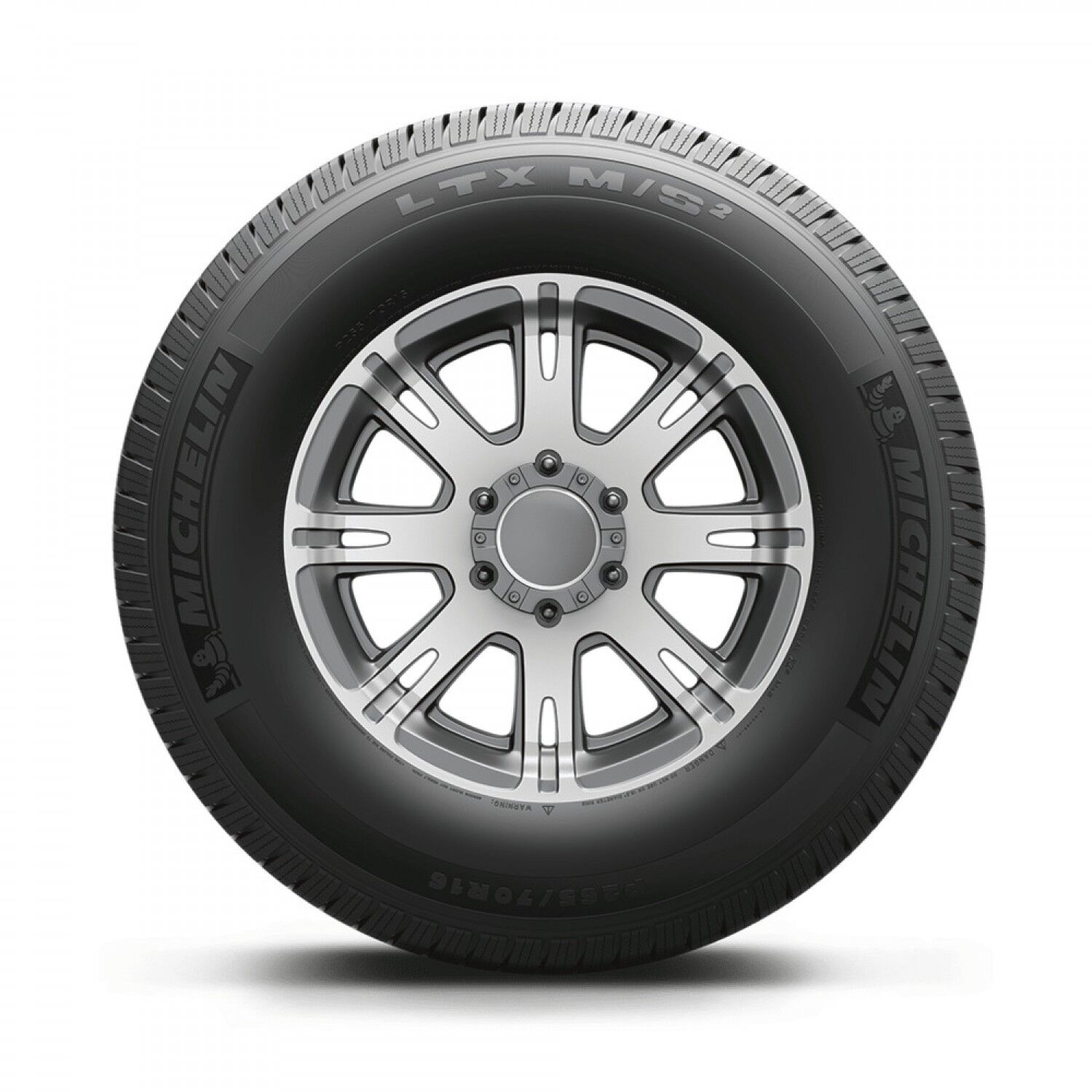 Michelin LTX M/S2 Black Sidewall Tire (245/75R17 112S OEM