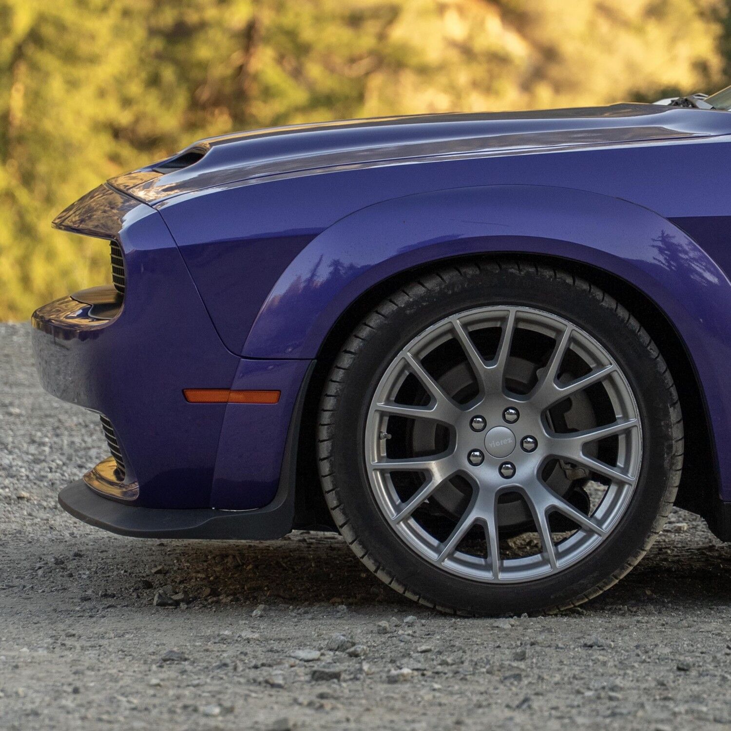 20x11 Hellcat Style Widebody Matte Silver Wheels & Lanvigator